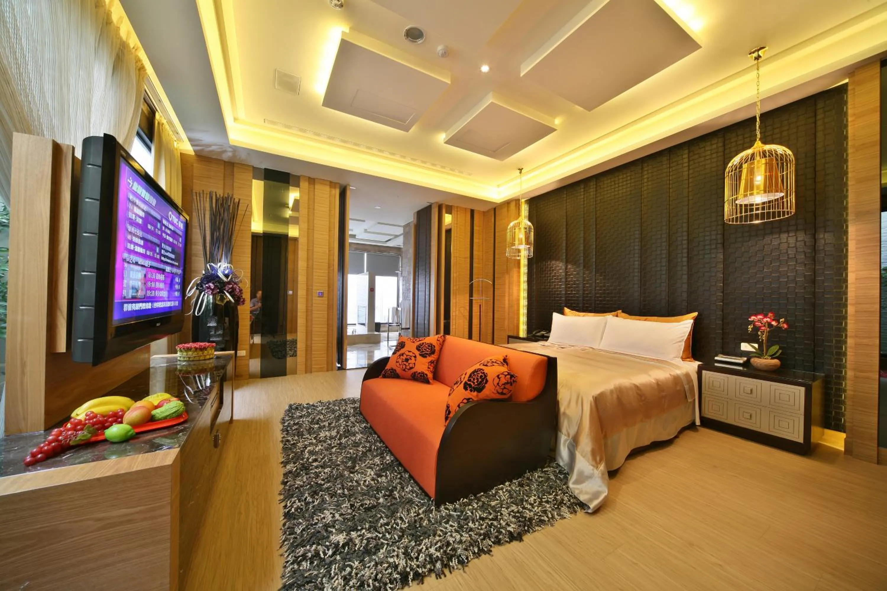 Bed in Han Guan Motel