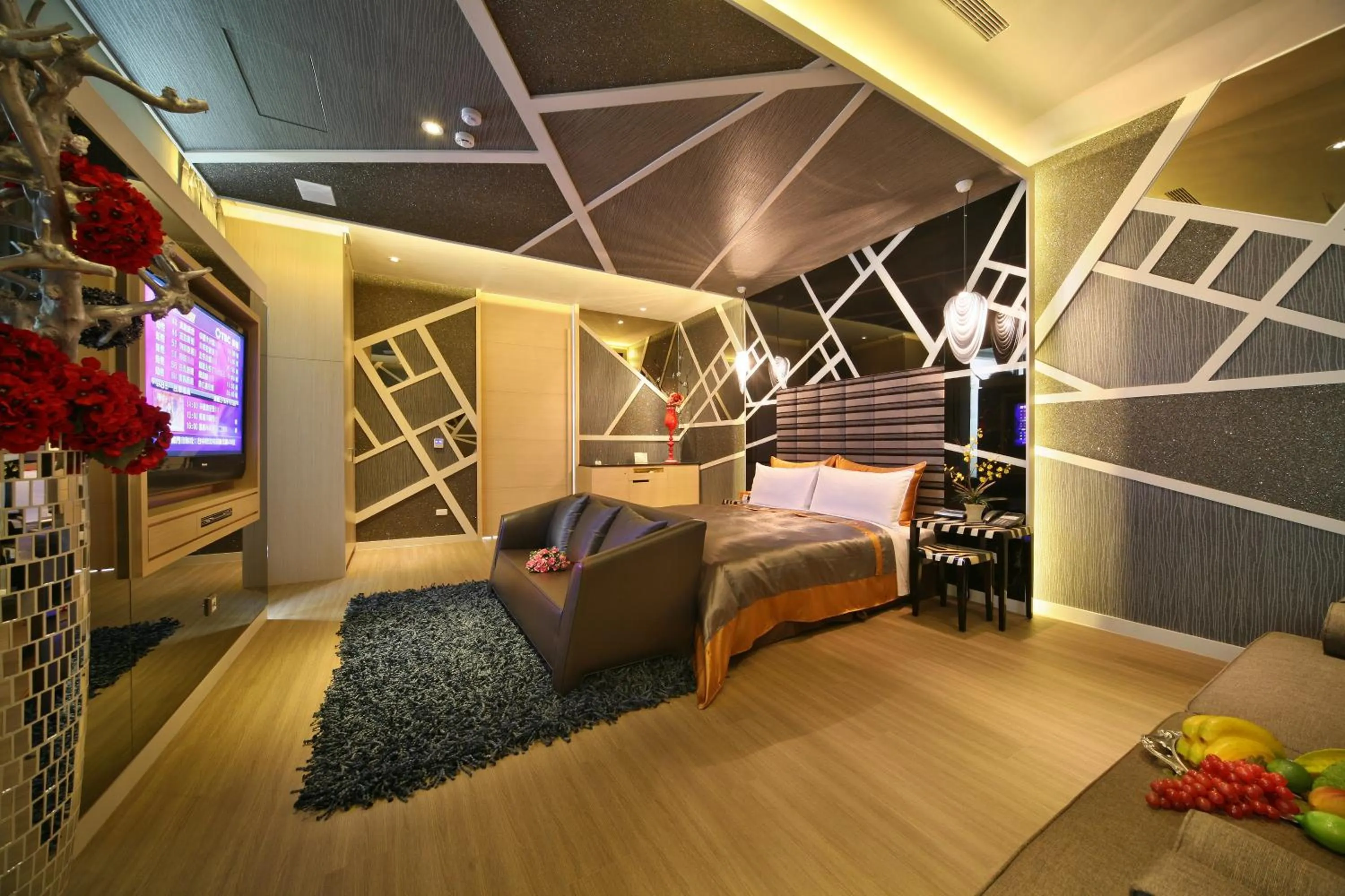 Bed in Han Guan Motel