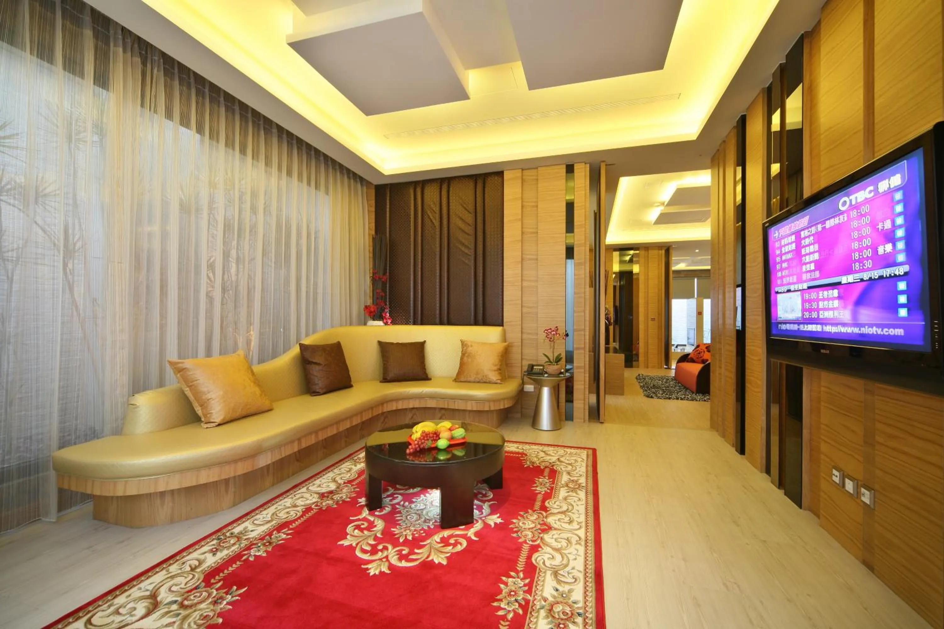 Living room in Han Guan Motel