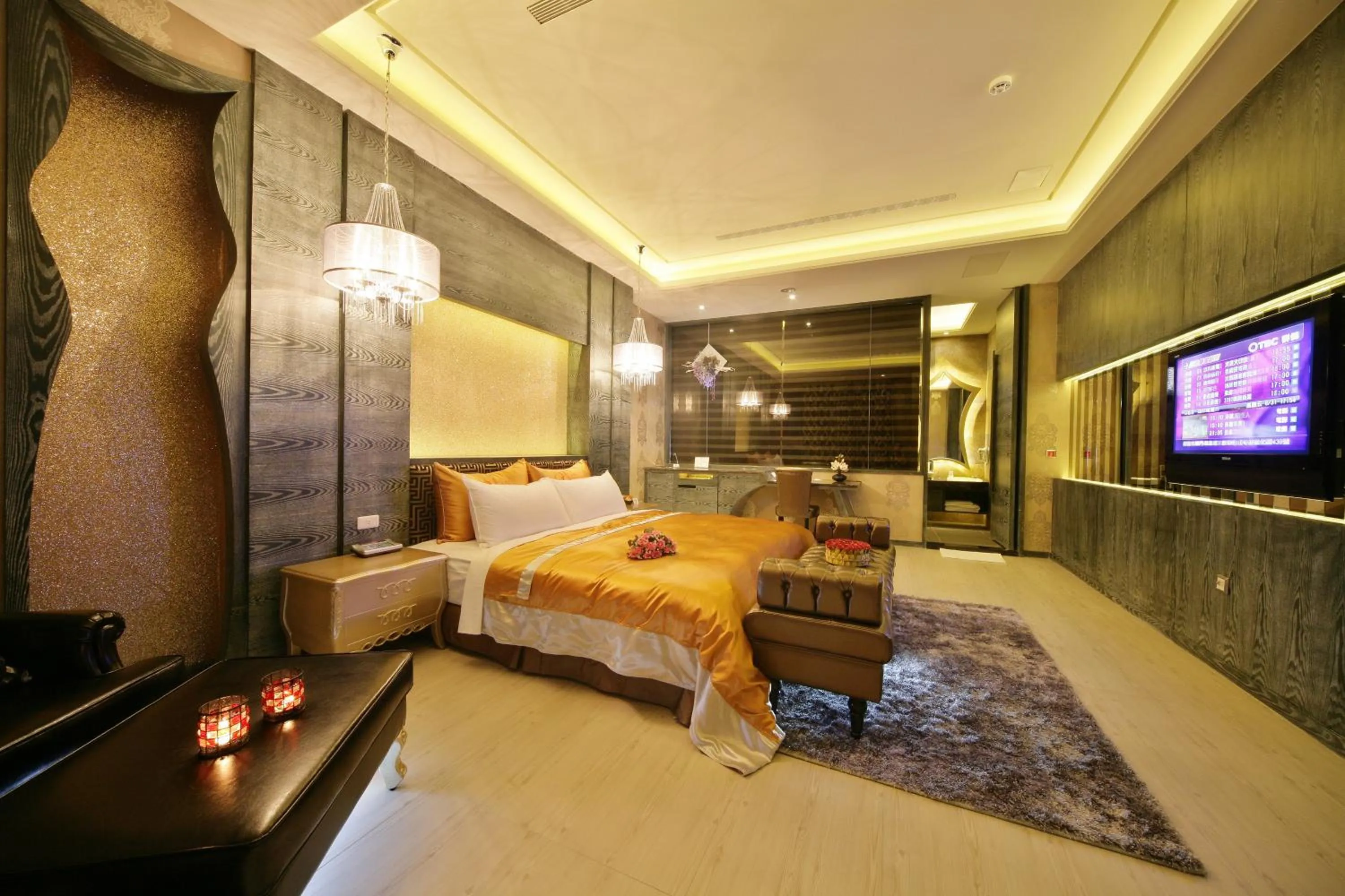 Bed in Han Guan Motel