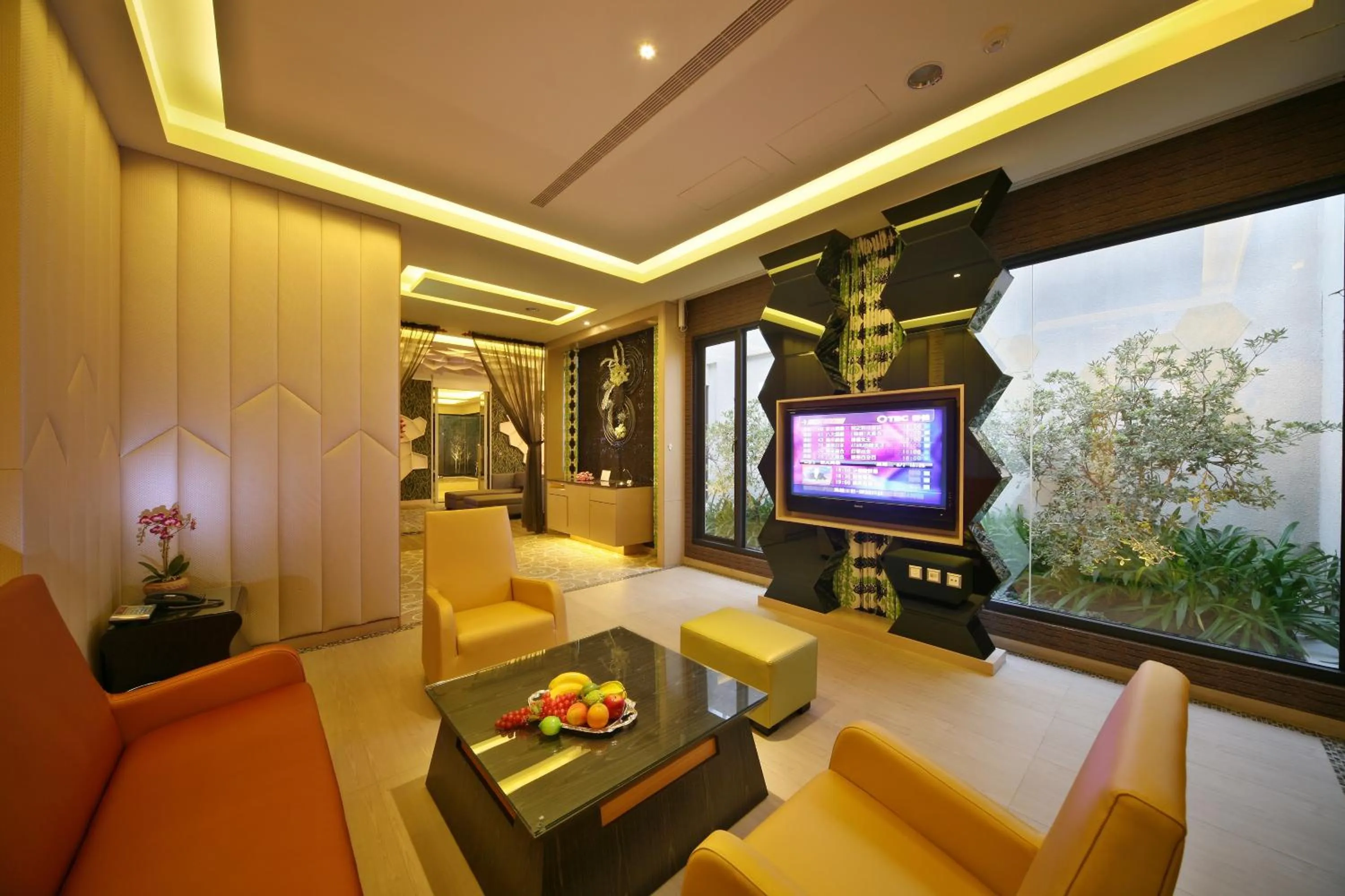 Living room in Han Guan Motel