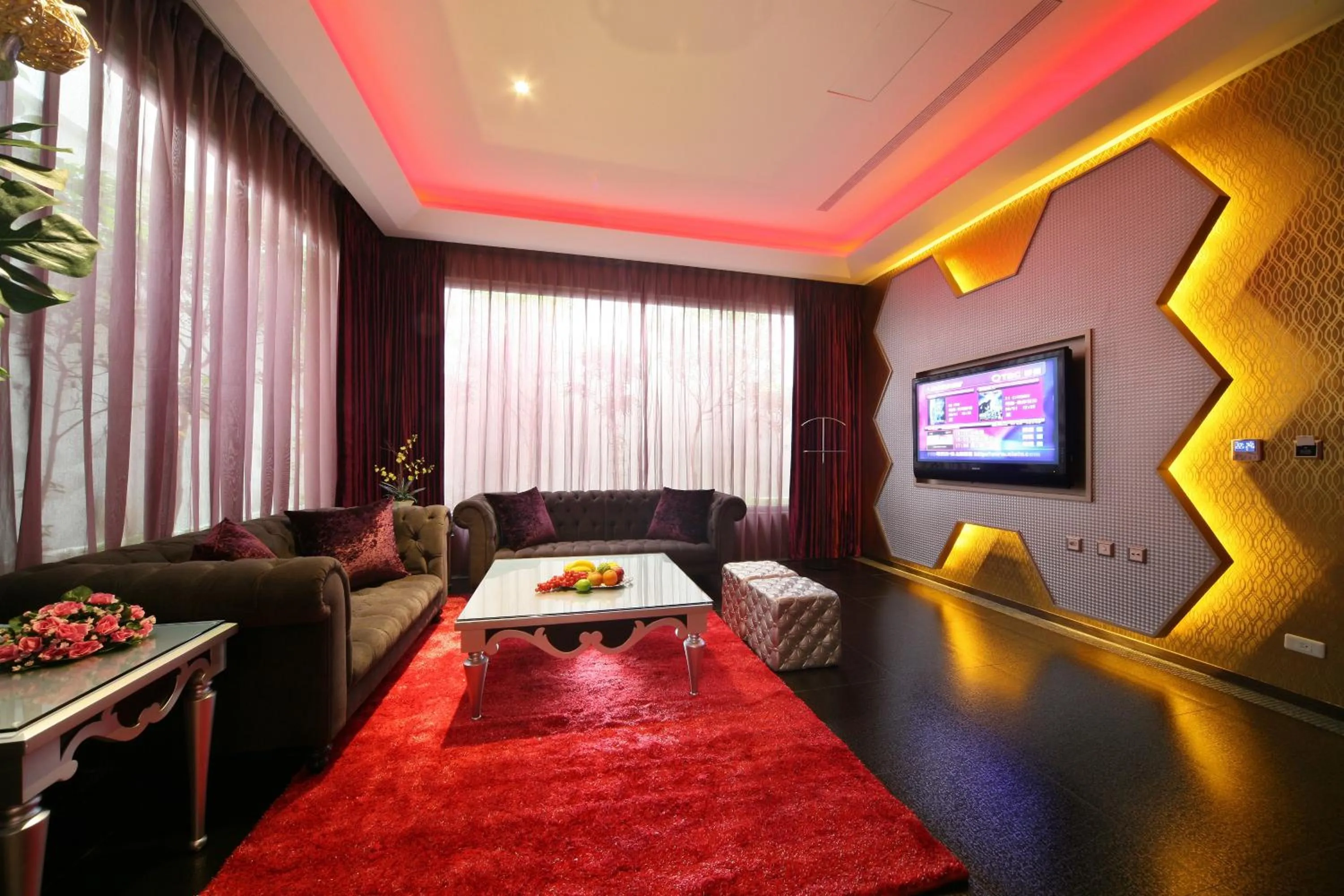 Living room in Han Guan Motel