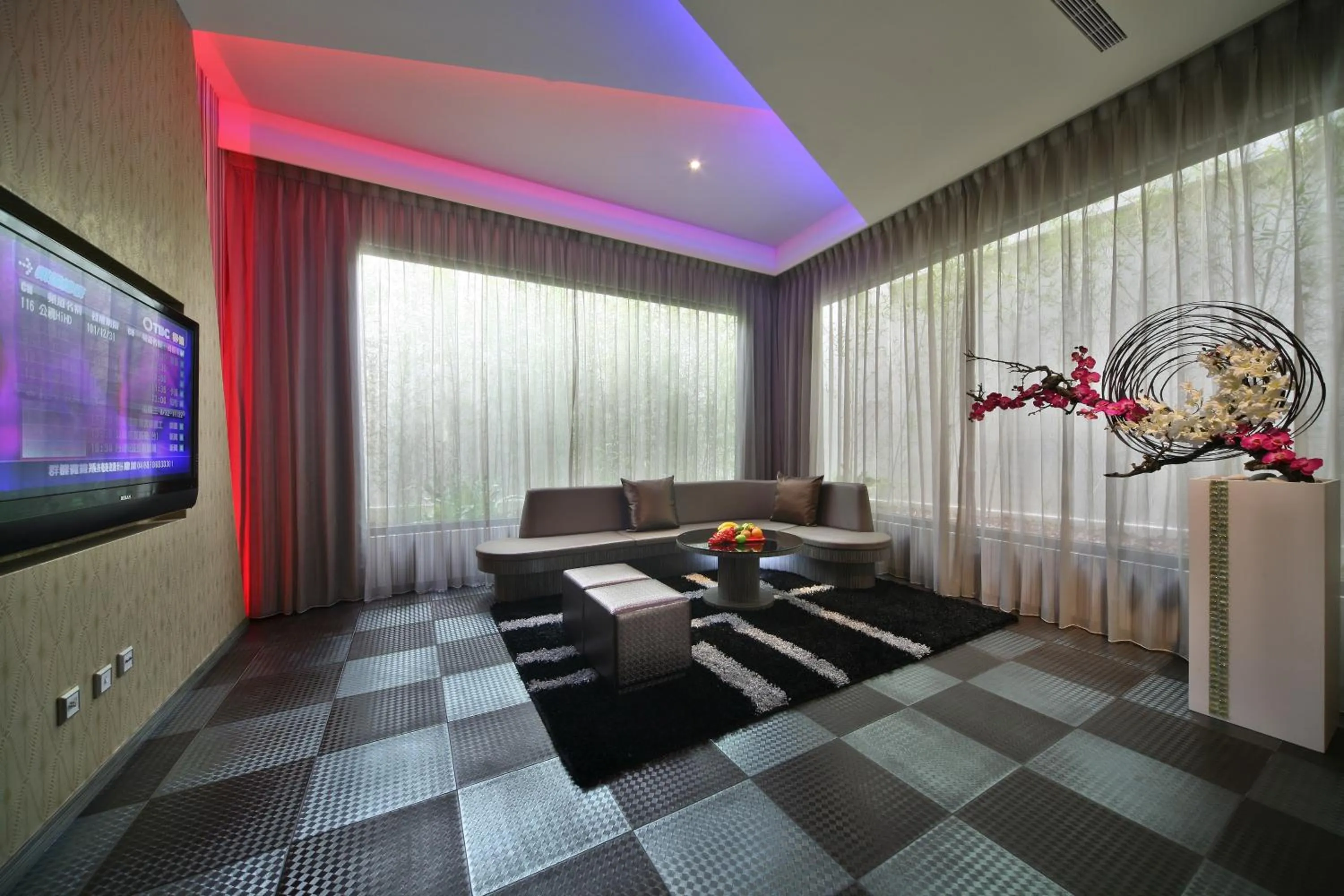 Living room in Han Guan Motel