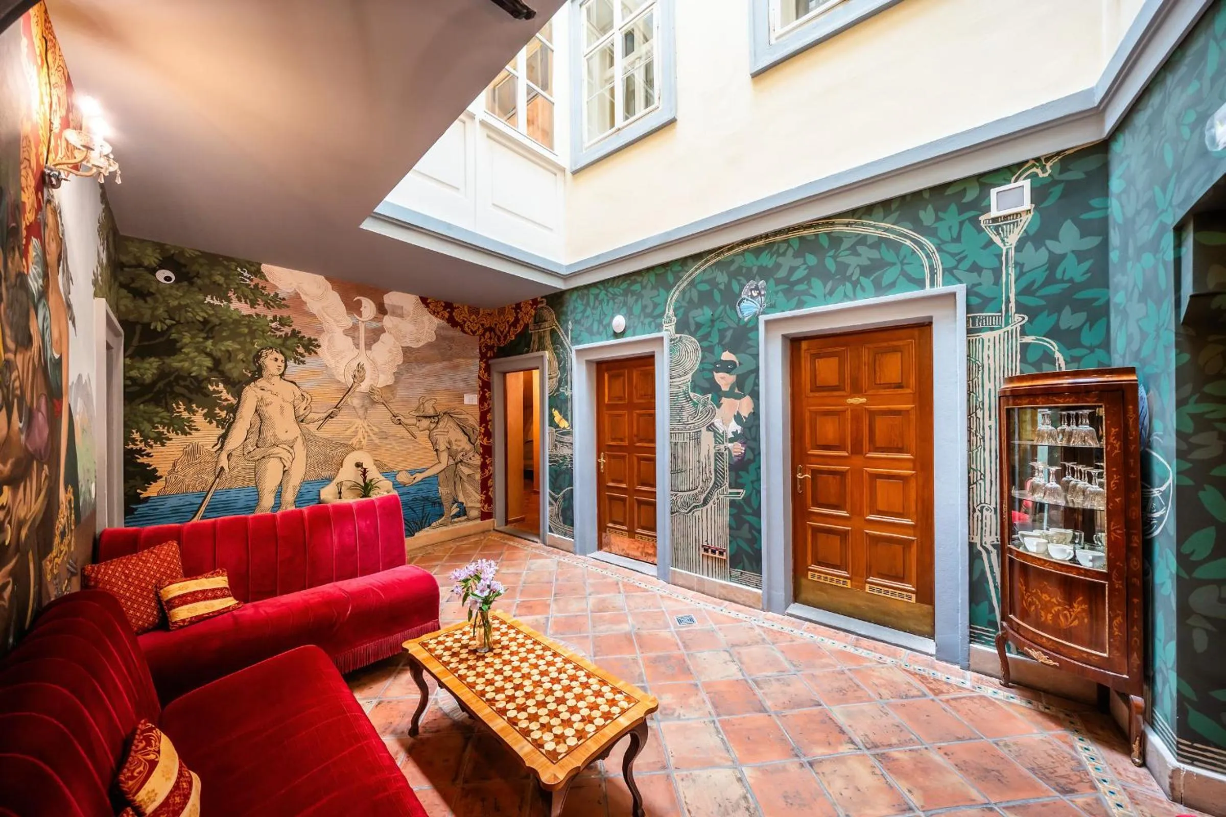 Seating area in Nosticova Heritage