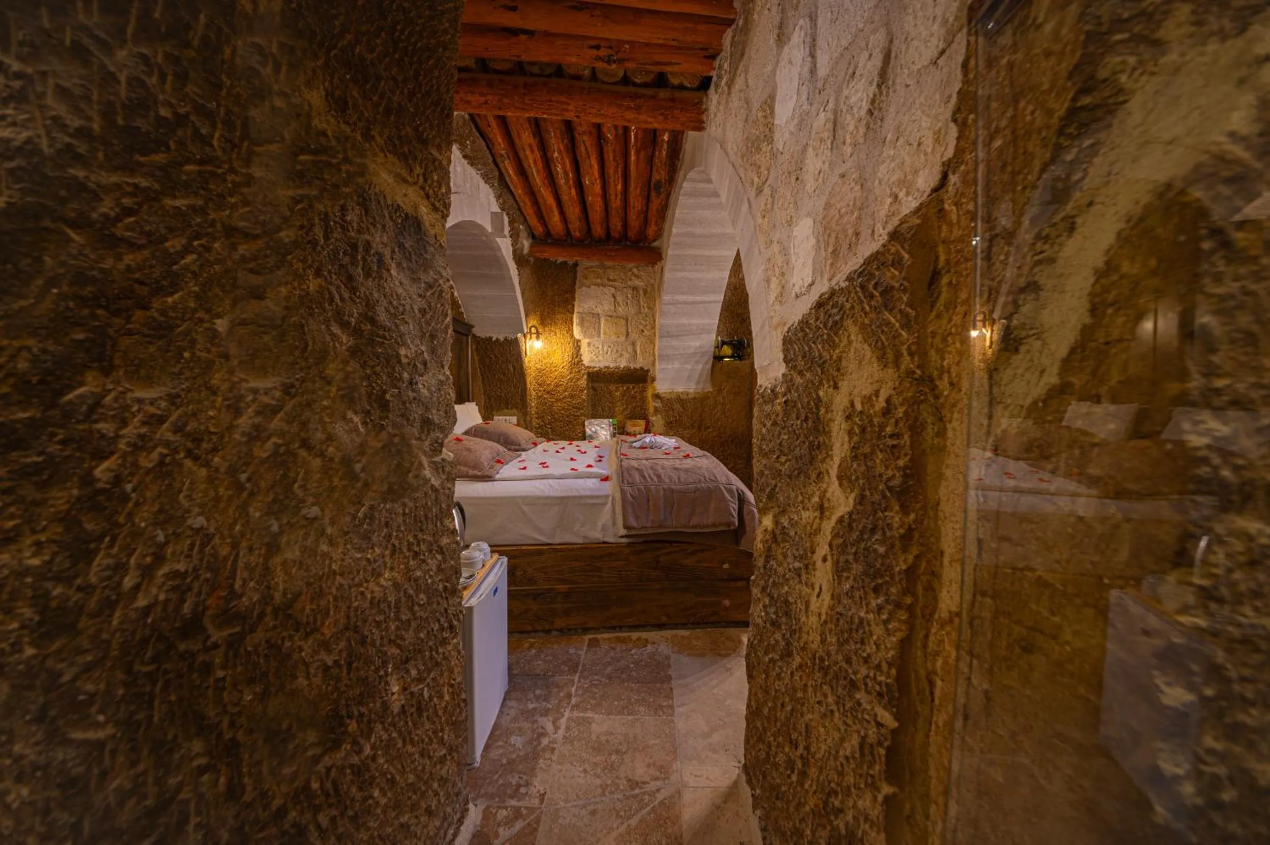 Bed in Belenus Cave House