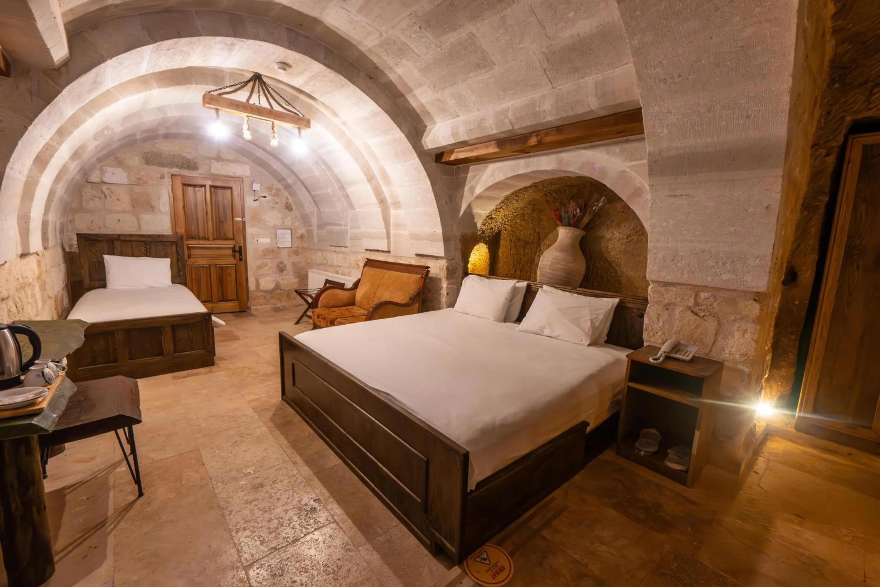 Bed in Belenus Cave House