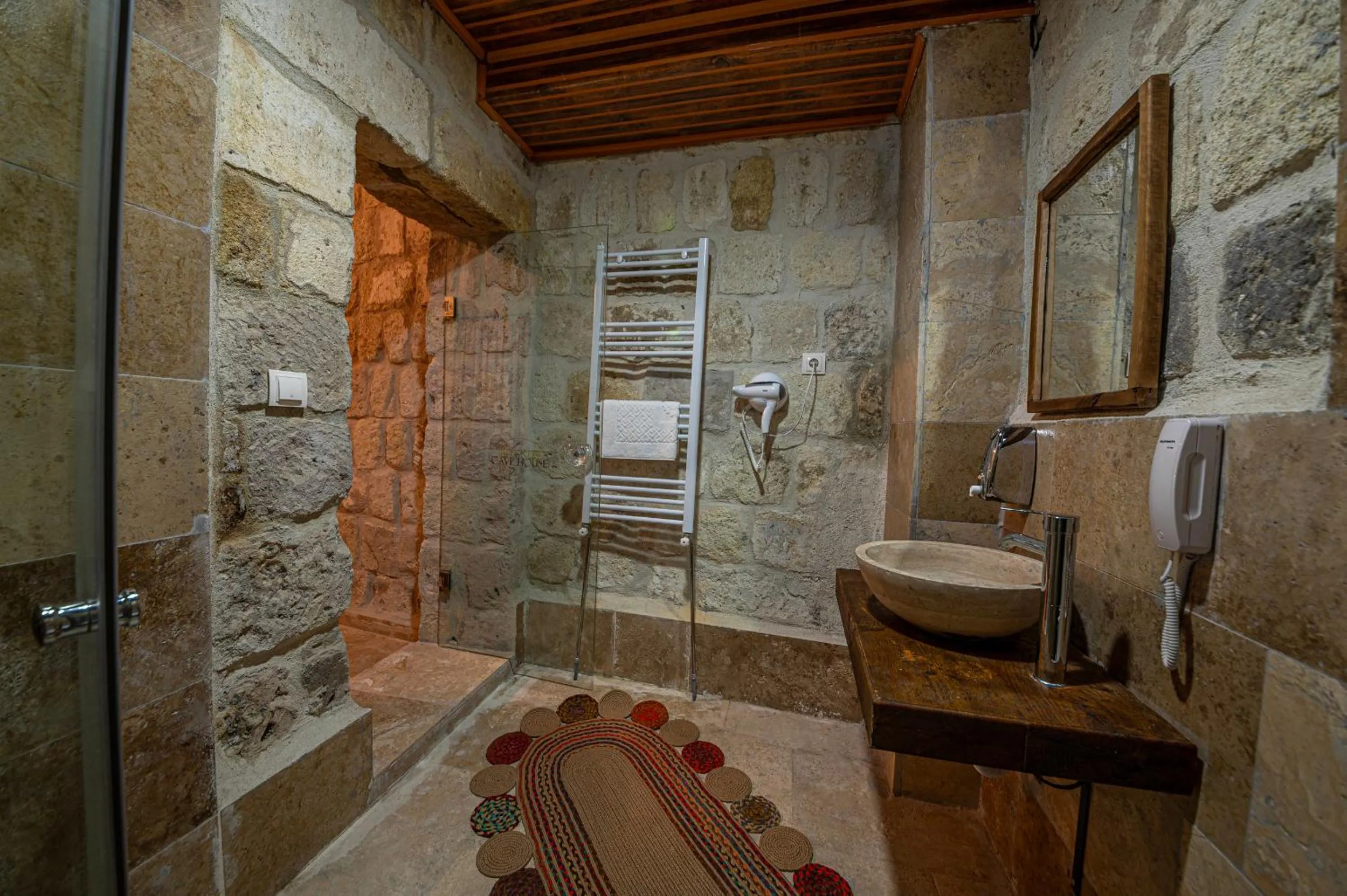 Bathroom in Belenus Cave House