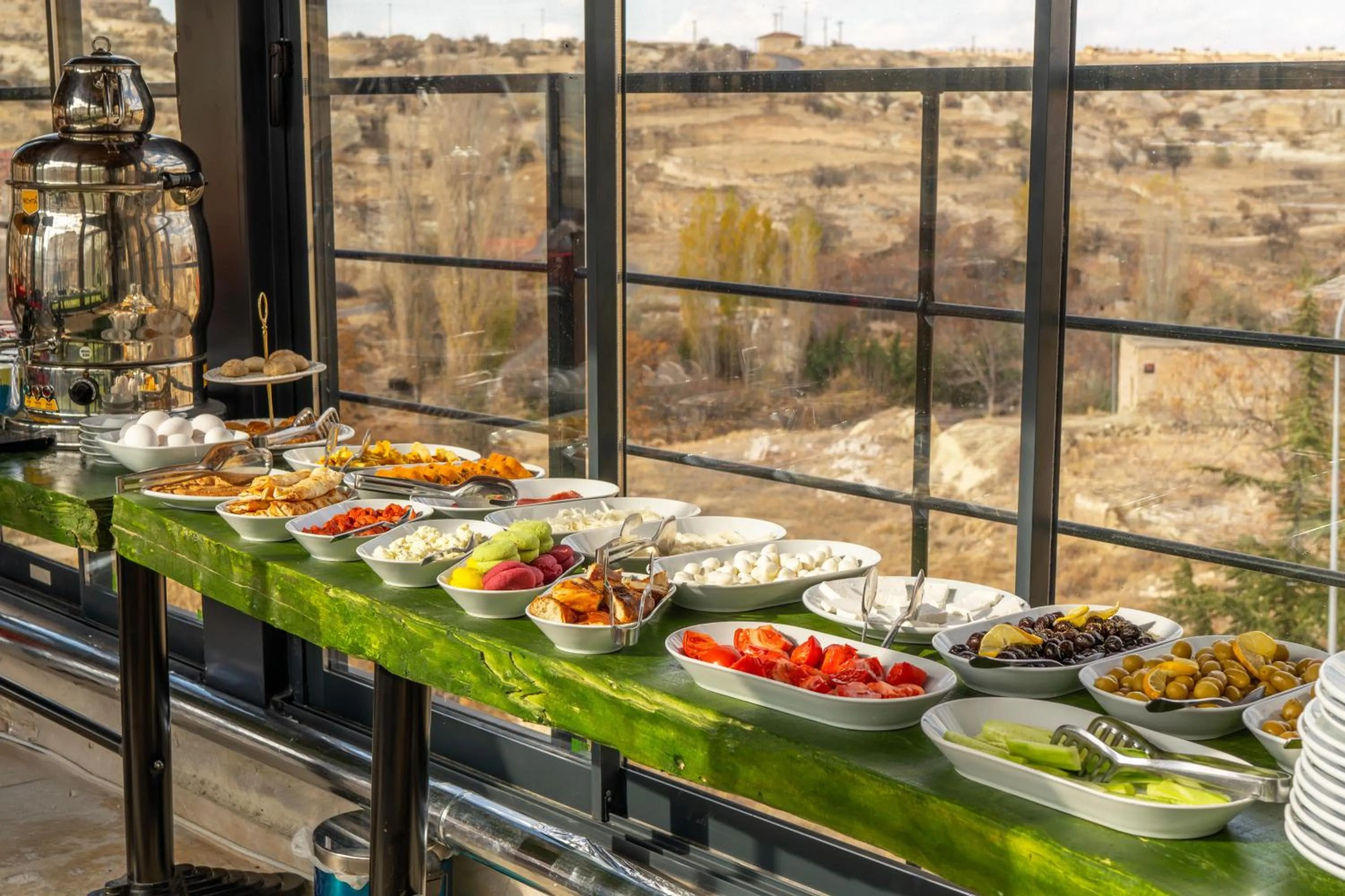 Buffet breakfast in Belenus Cave House