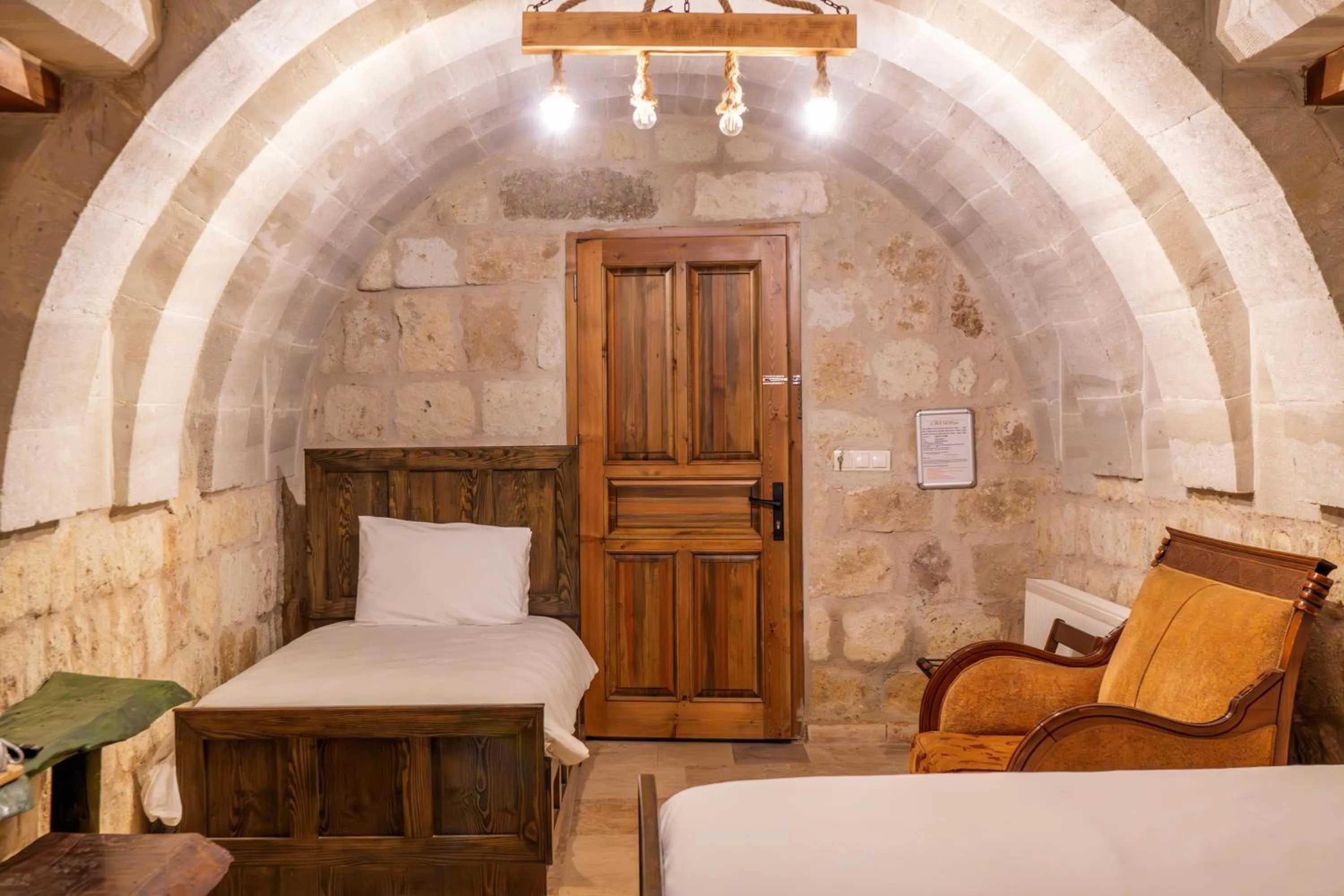 Bed in Belenus Cave House