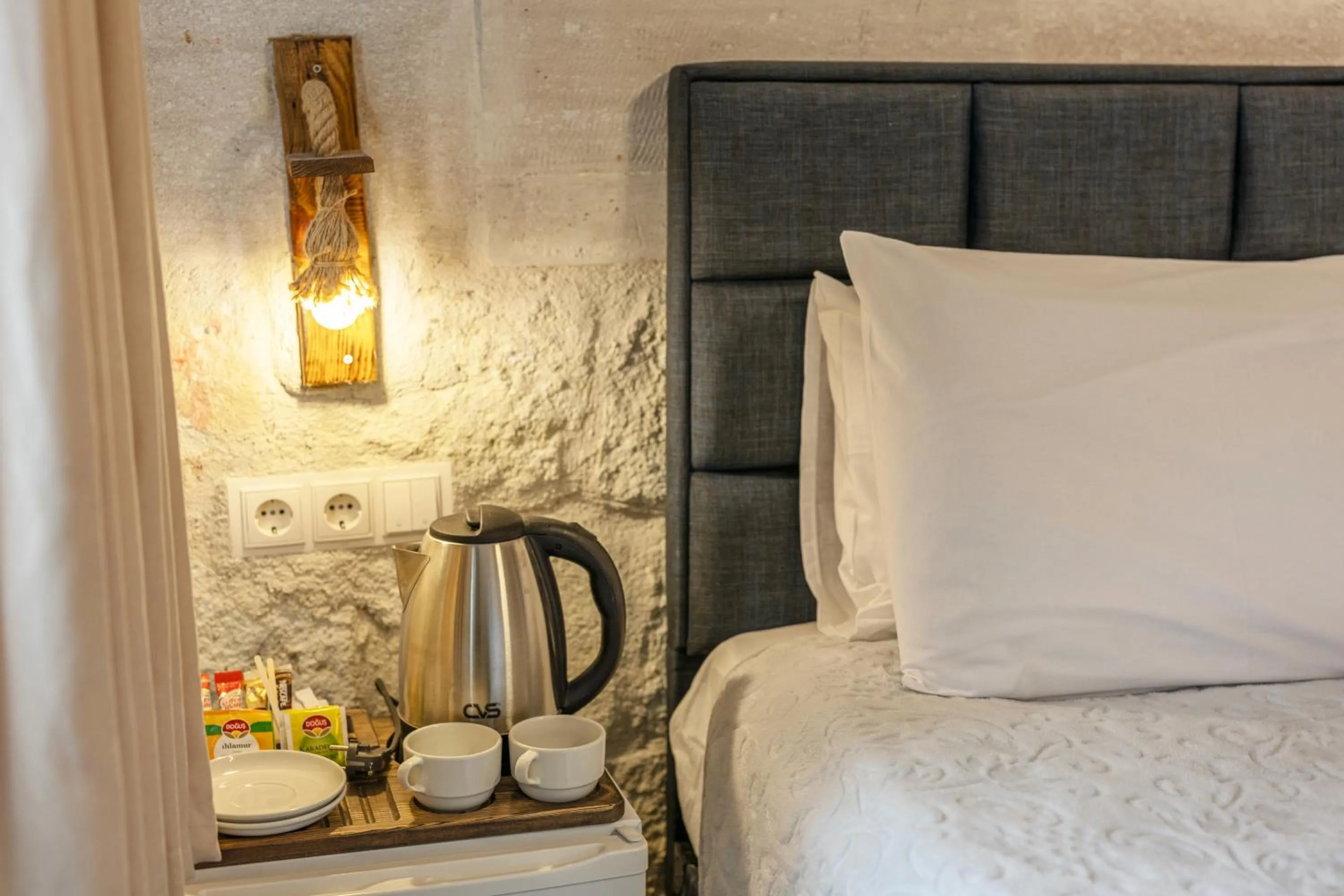 Bed in Belenus Cave House