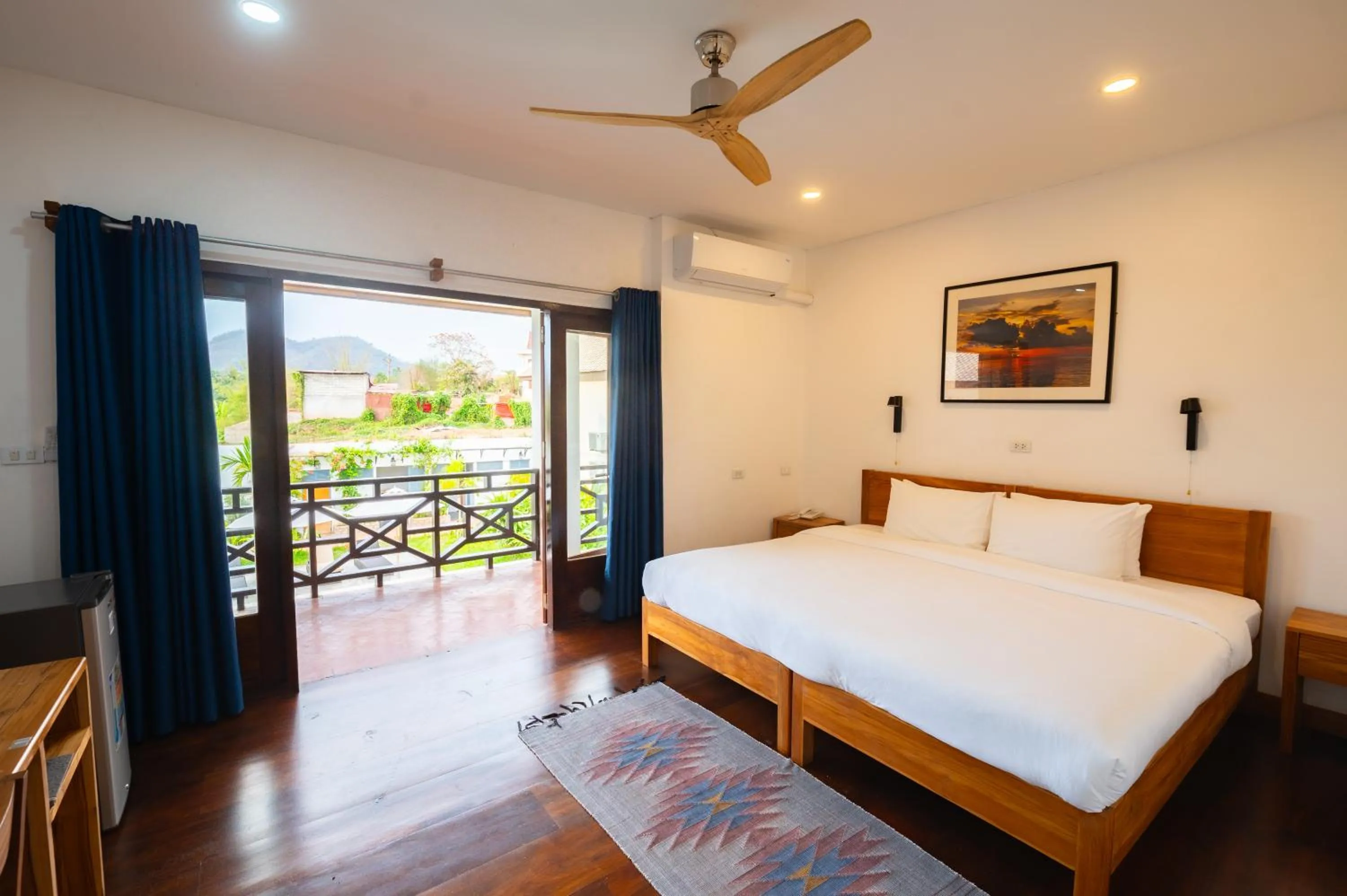 Bed in Madilao Hotel