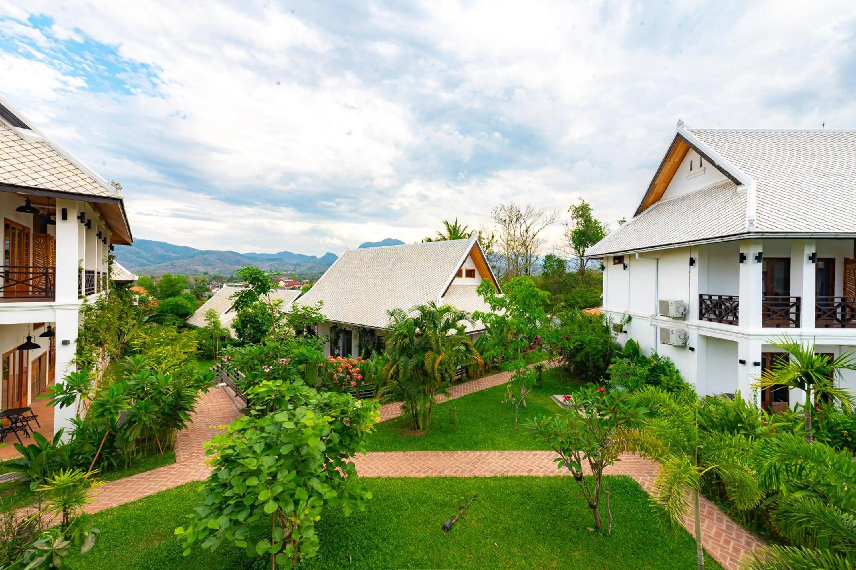 Garden view in Madilao Hotel