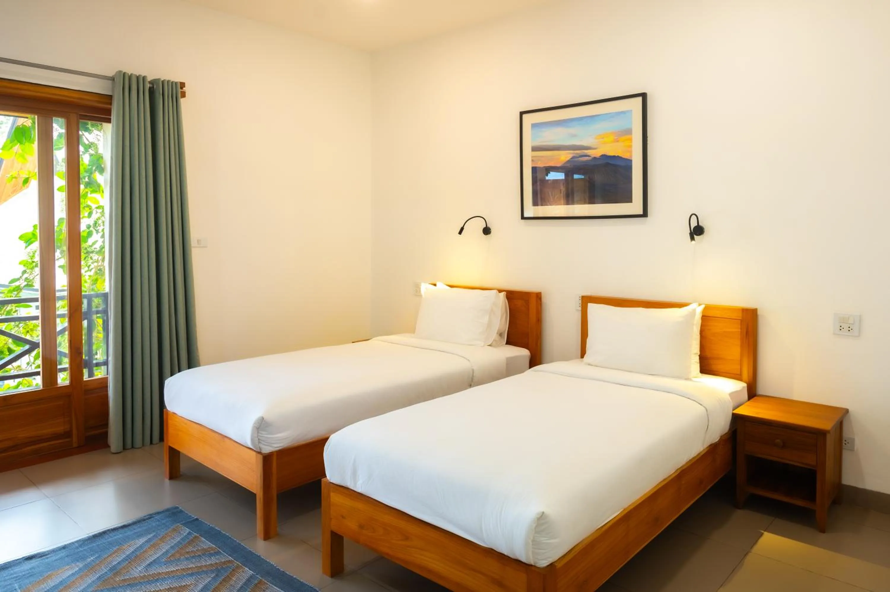 Bed in Madilao Hotel