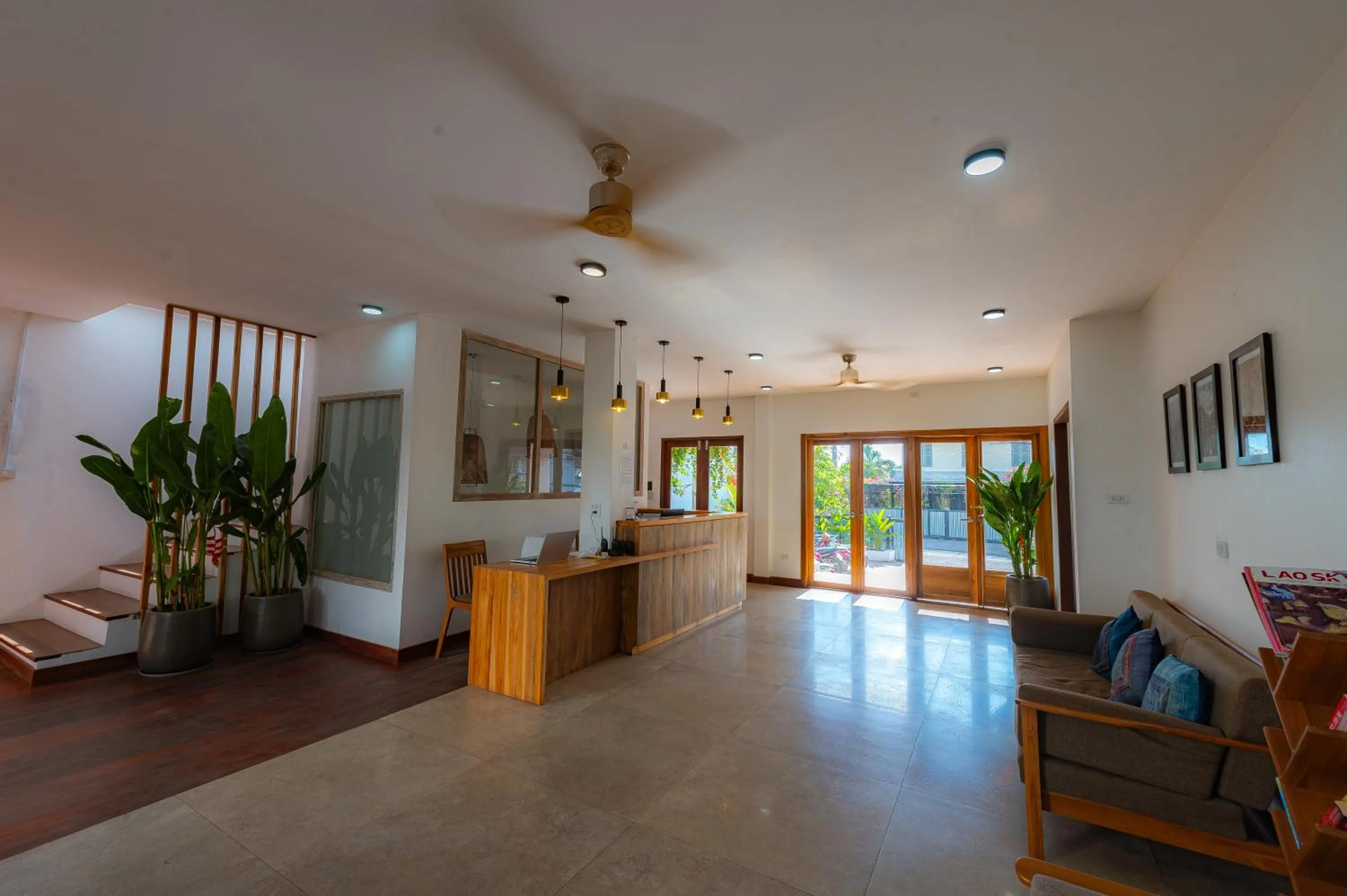 Lobby or reception in Madilao Hotel