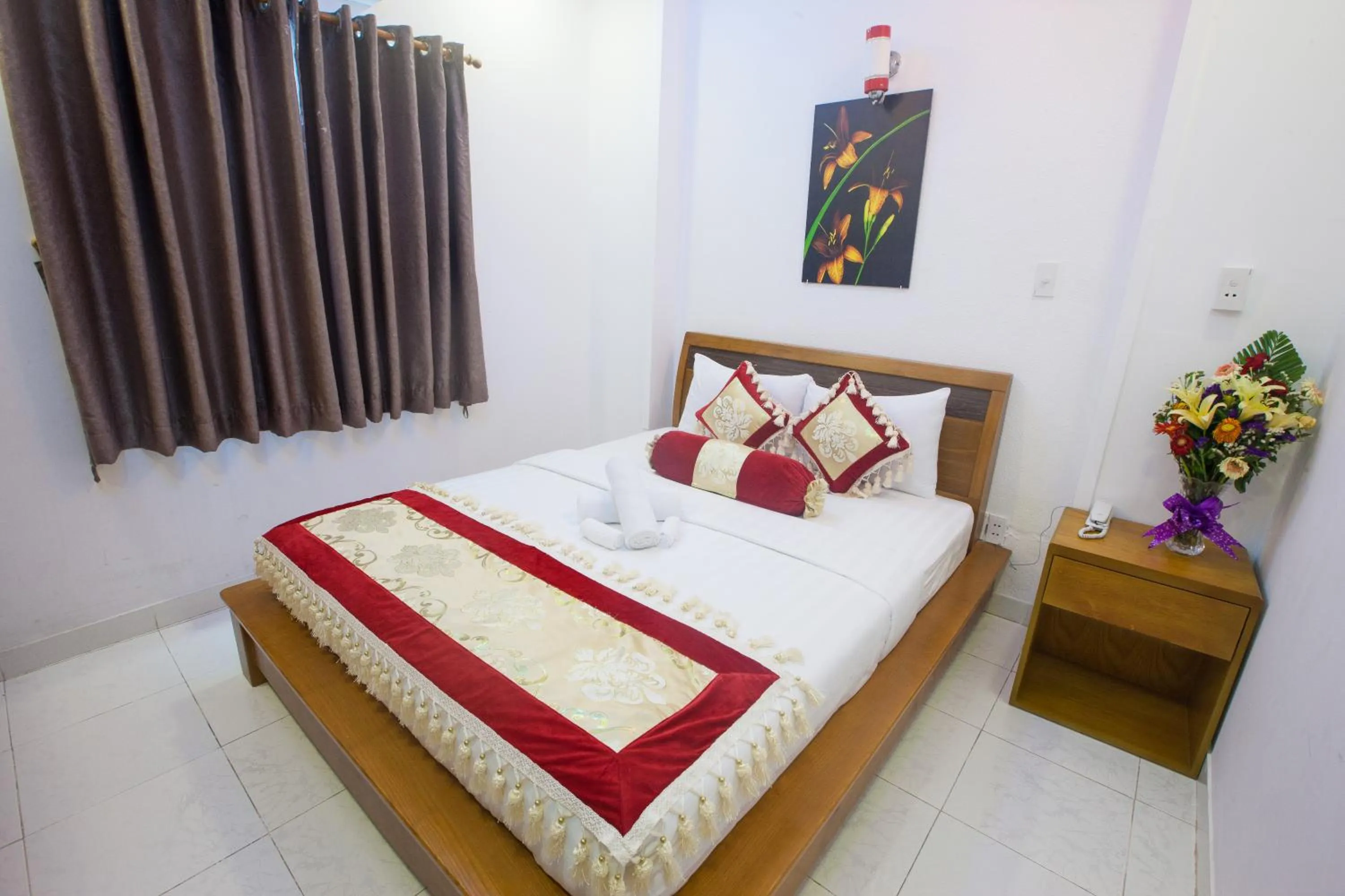 Bed in Ailen Garden 2 Hotel