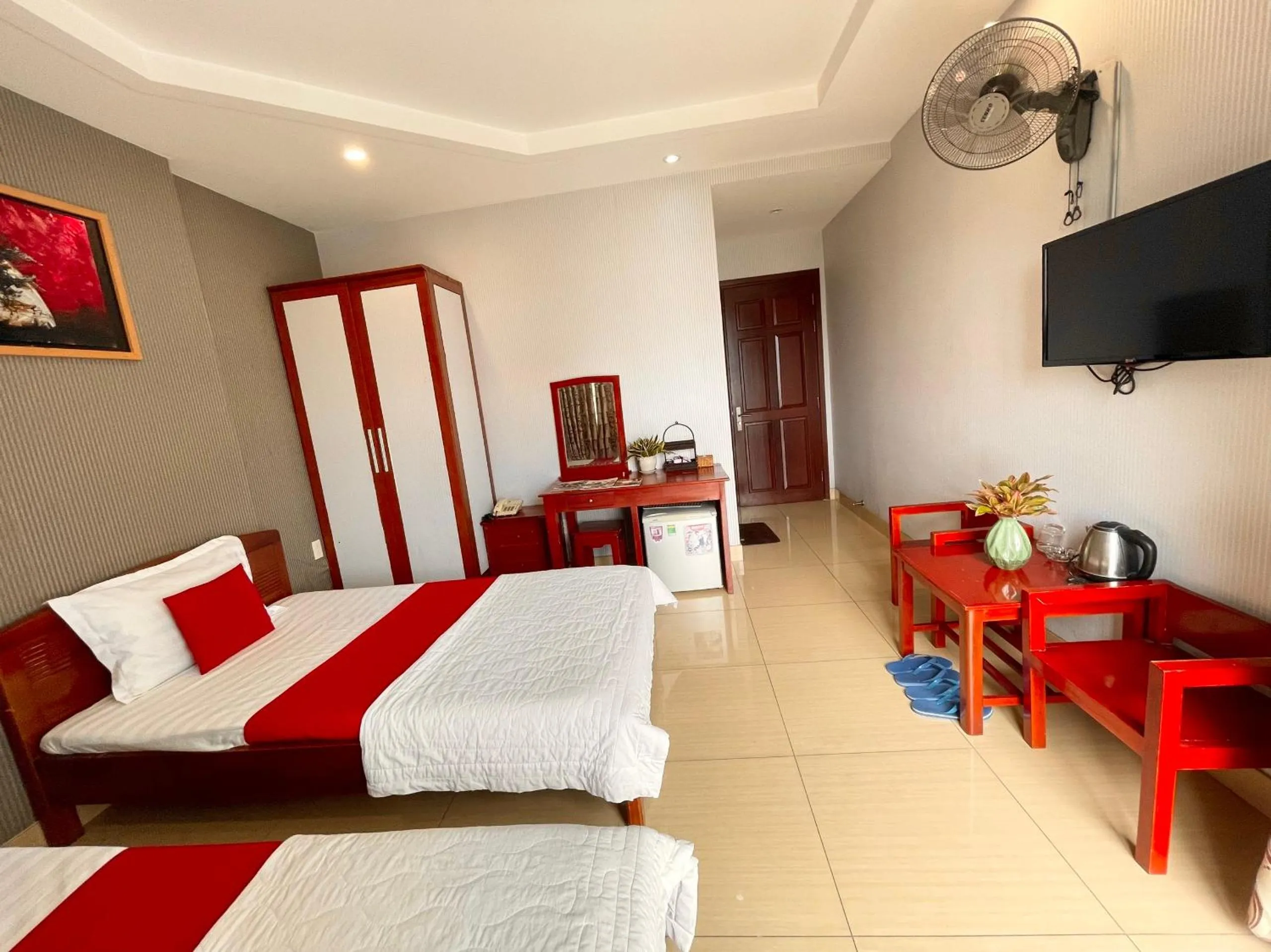 Bed in Quang Hoa Airport Hotel