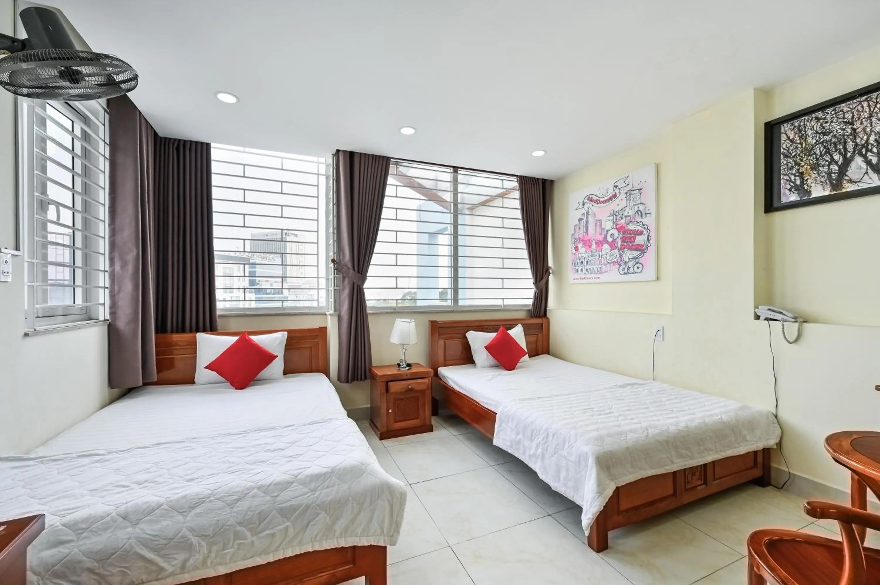 Bed in Quang Hoa Airport Hotel