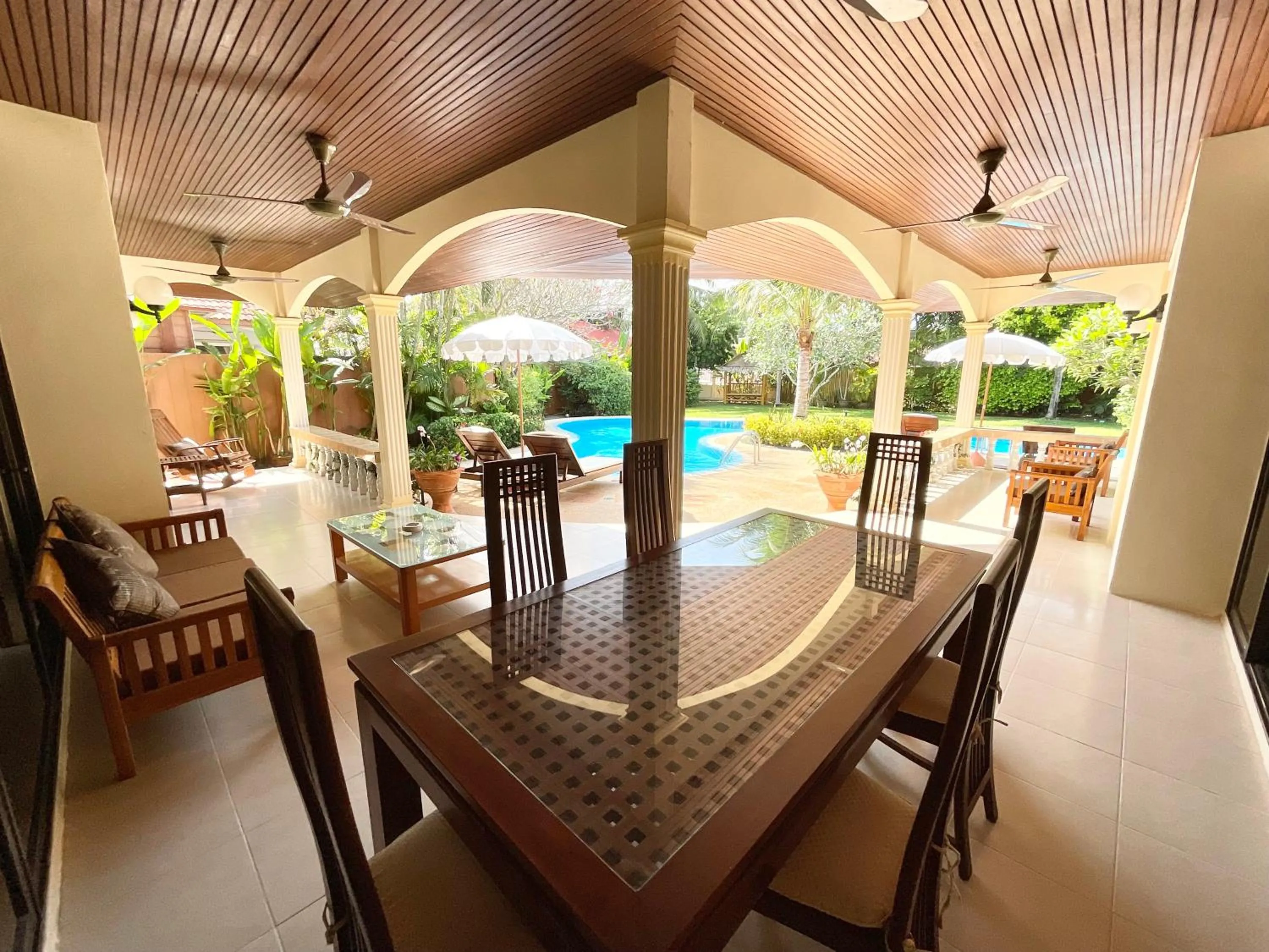 Patio in Coconut Paradise Holiday Villas