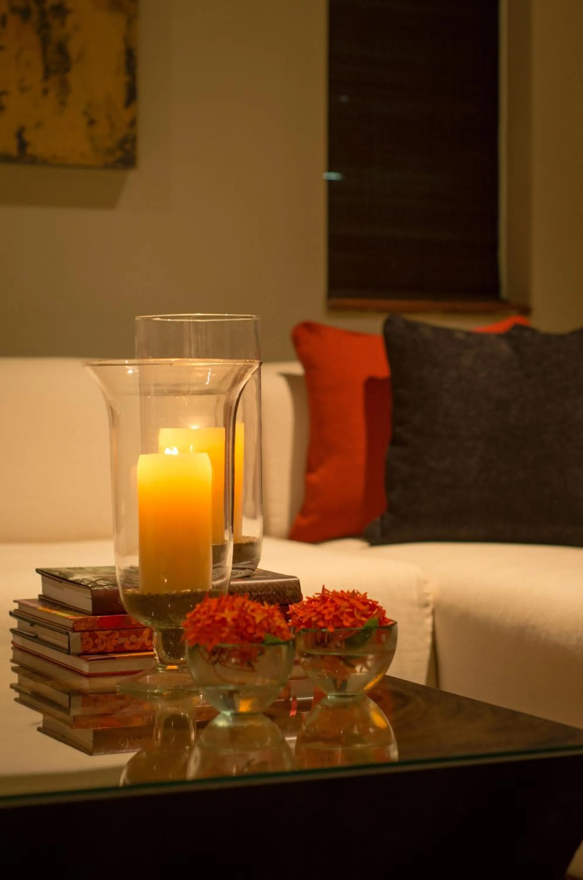 Seating area in Stone House, Kandy