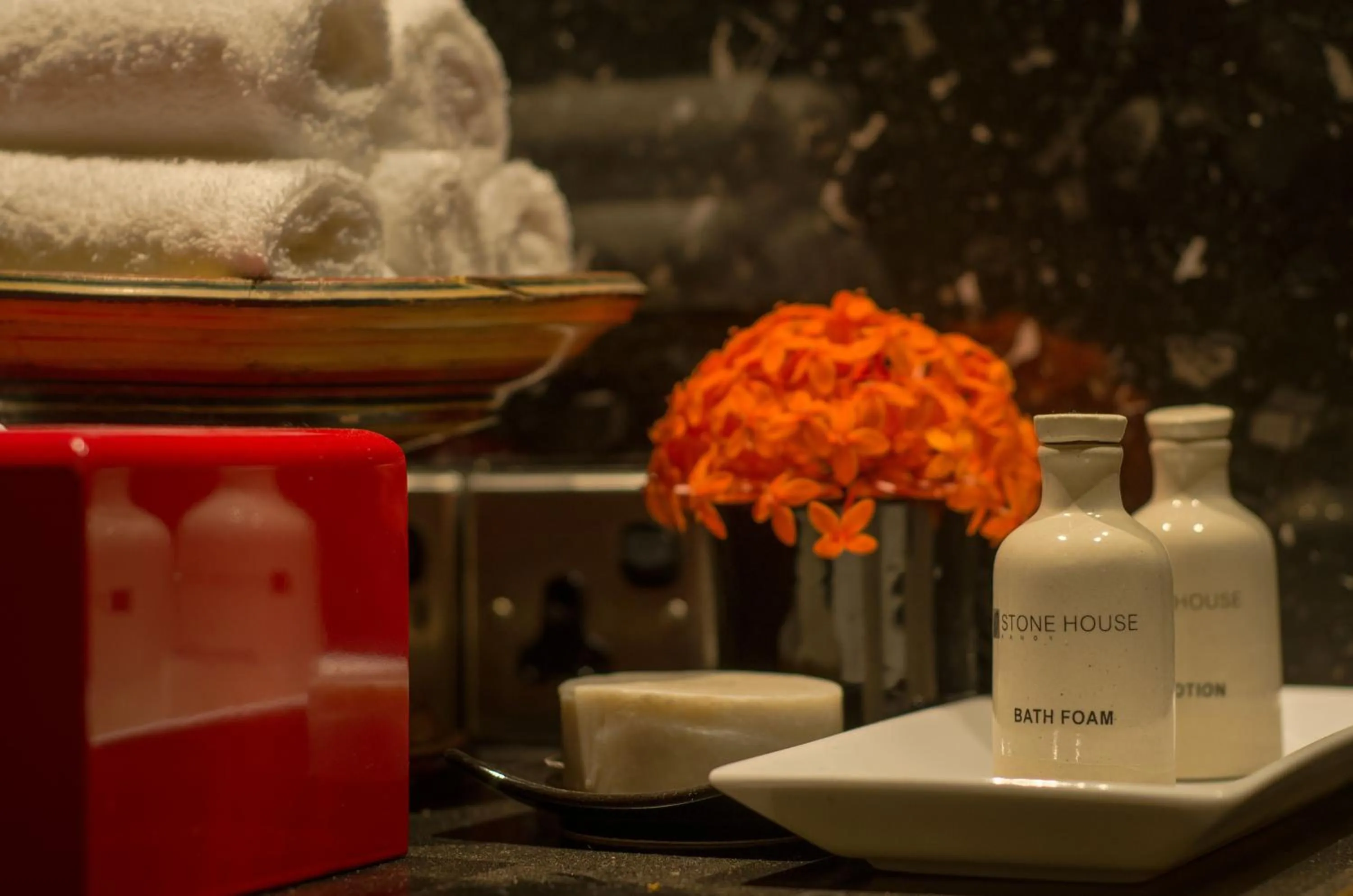 Bathroom in Stone House, Kandy