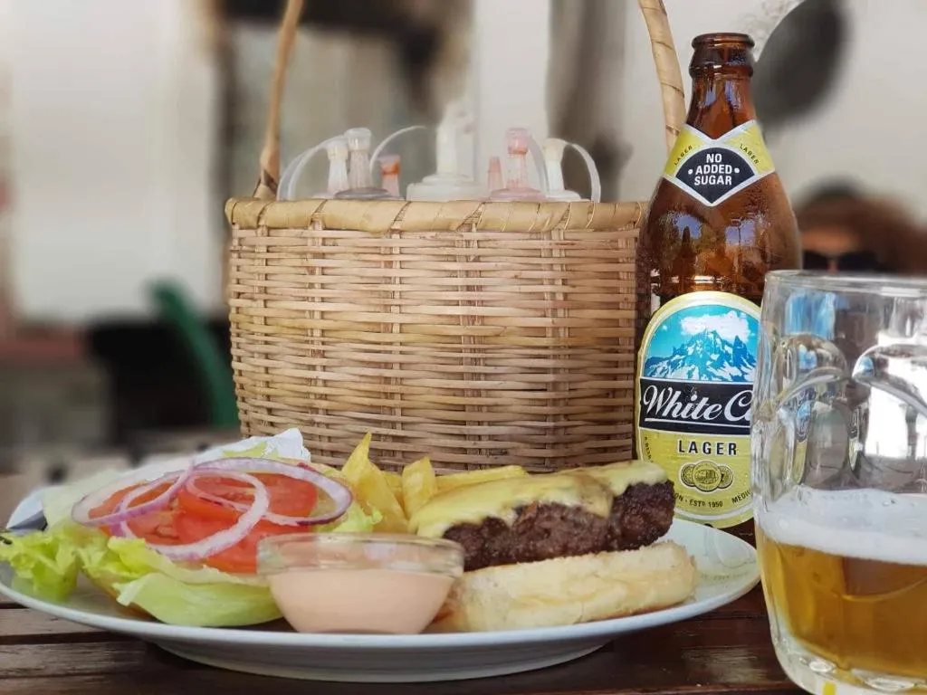 Lunch in Tulia House Backpackers