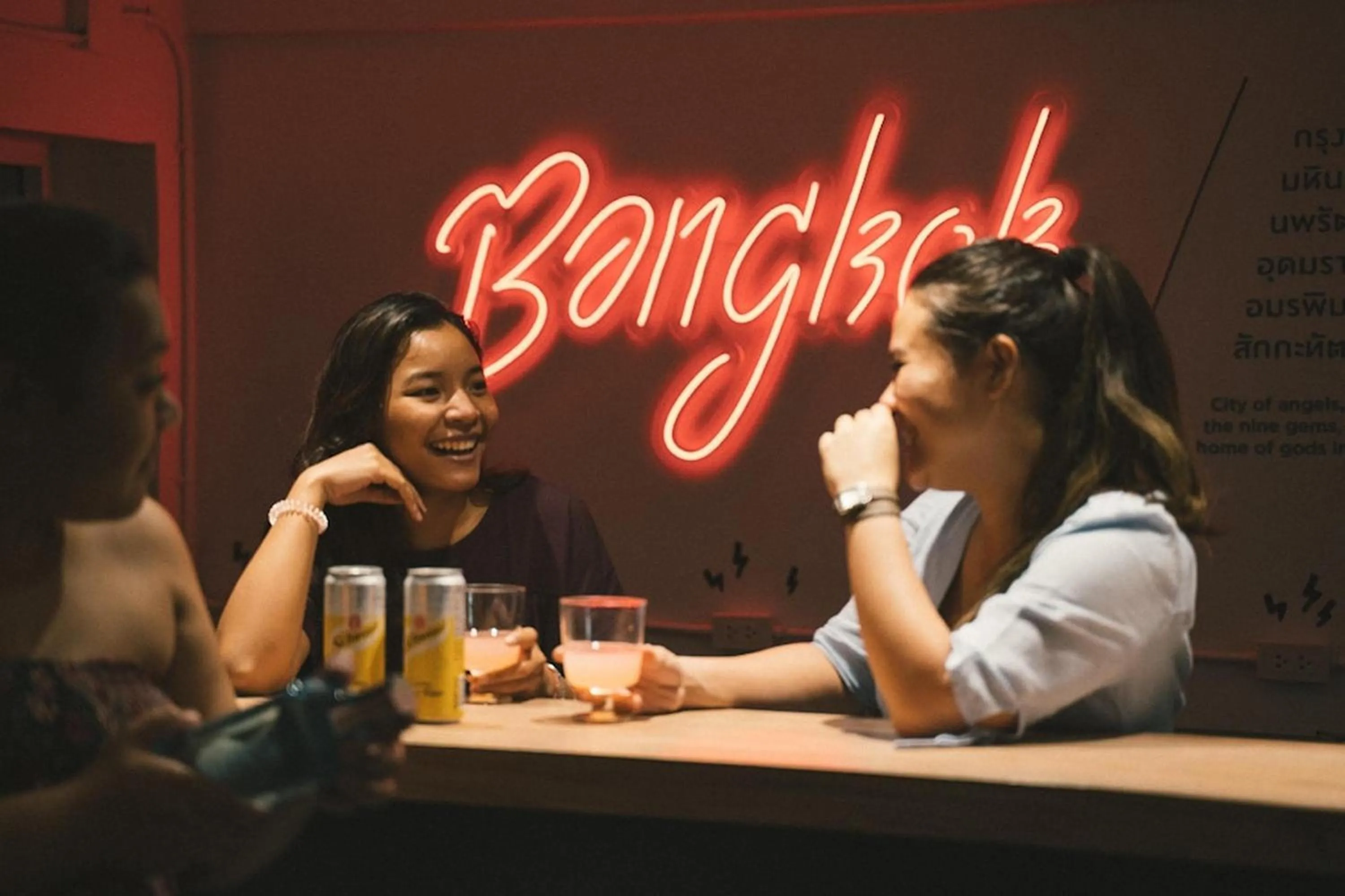 group of guests in Qilombo Hostel Silom