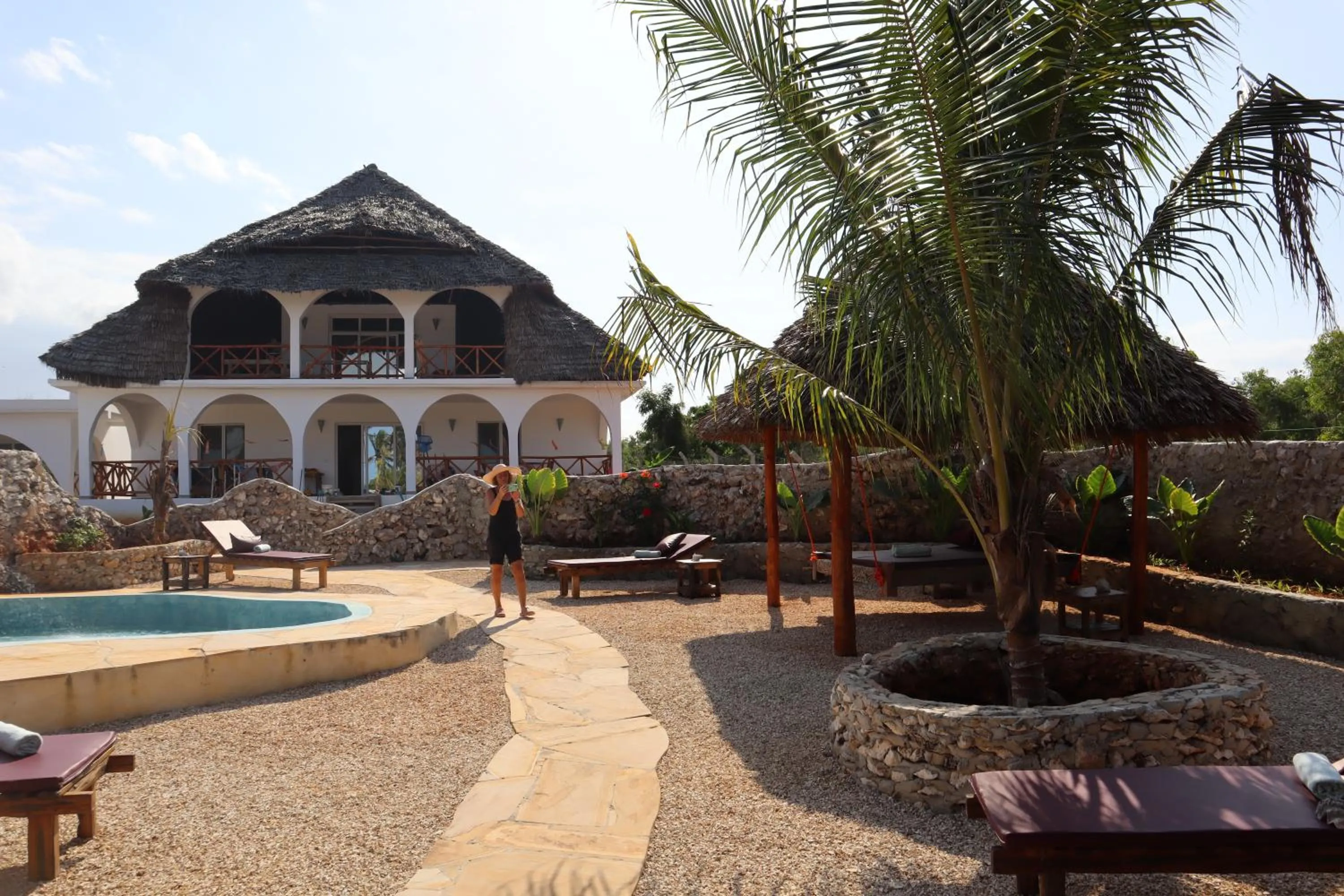 Swimming pool in Holiday Time Bungalows Zanzibar