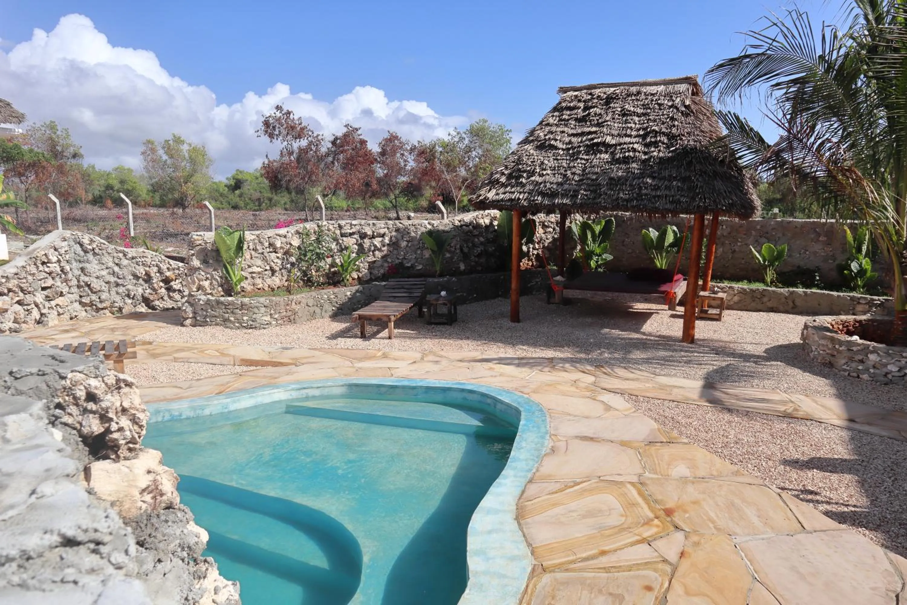 Swimming pool in Holiday Time Bungalows Zanzibar