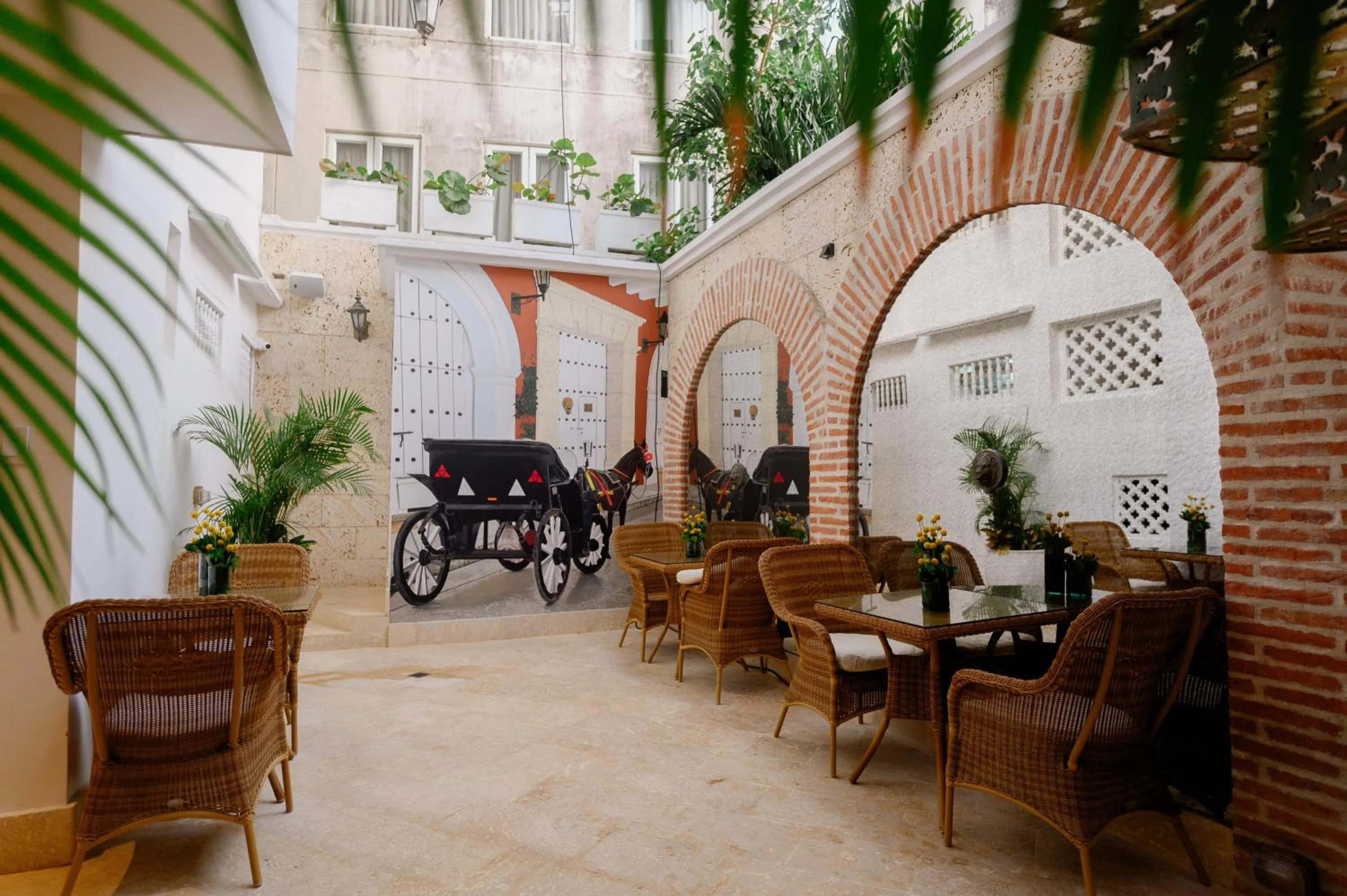 Patio in Hotel Casa del Gobernador
