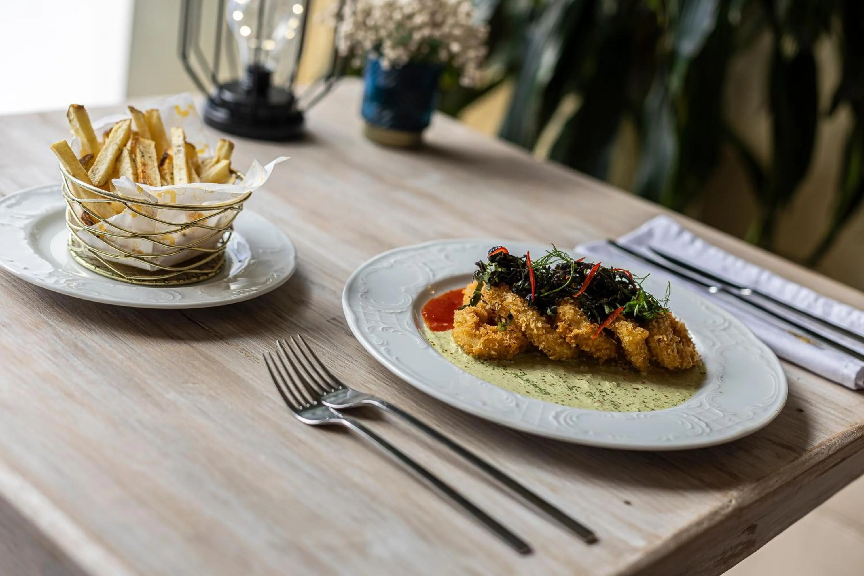 Food close-up in Hotel Casa del Gobernador