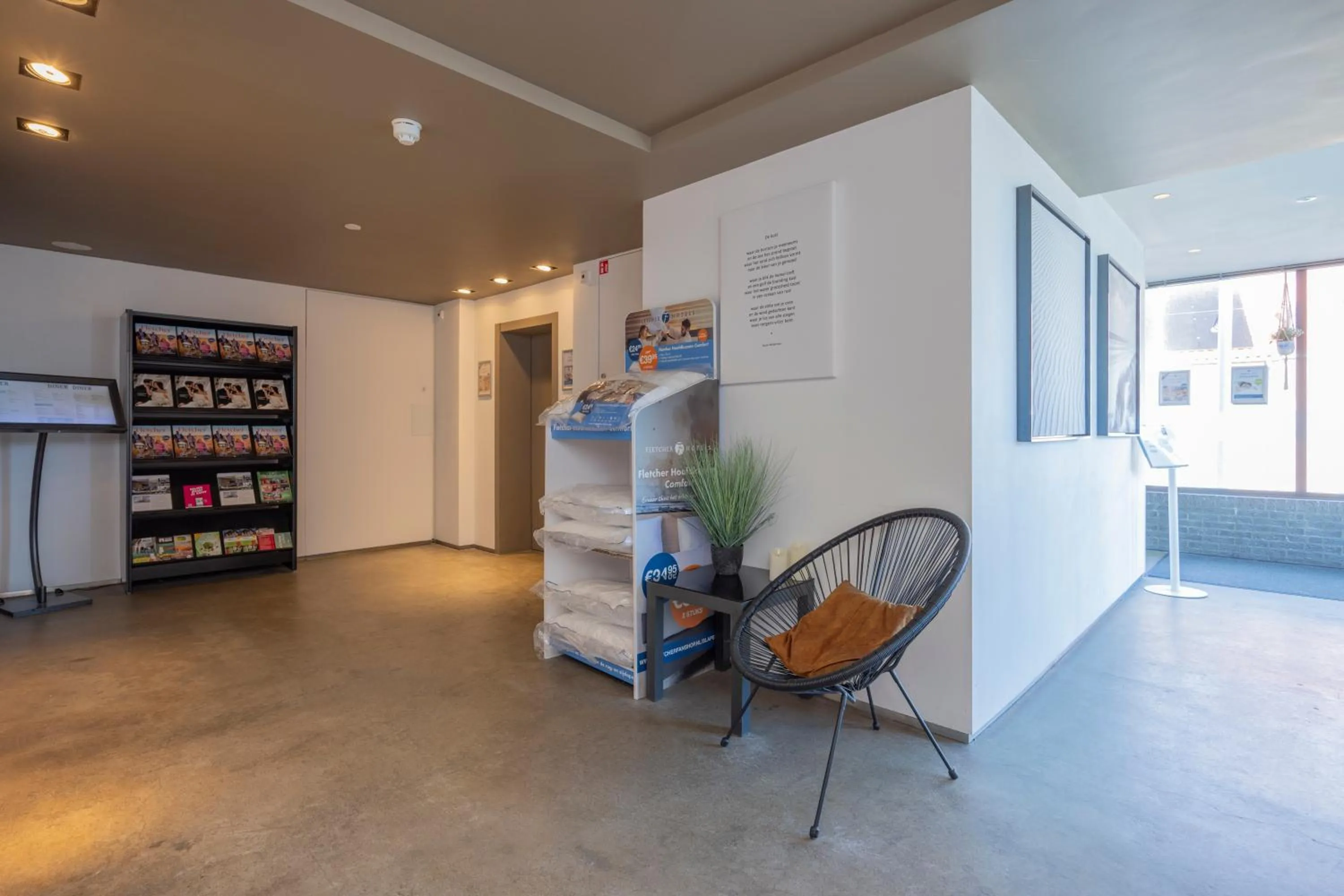 Lobby or reception in Fletcher Hotel - Restaurant Elzenduin