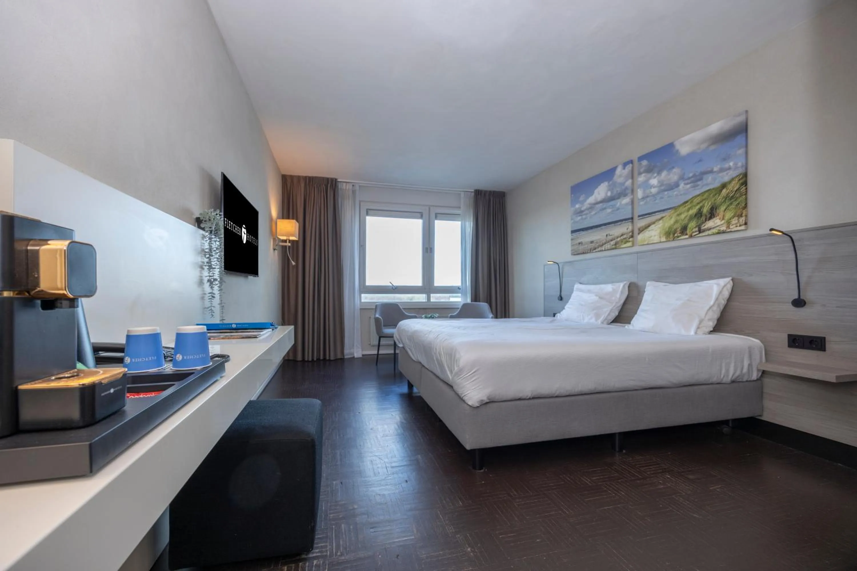 Bed in Fletcher Hotel - Restaurant Elzenduin