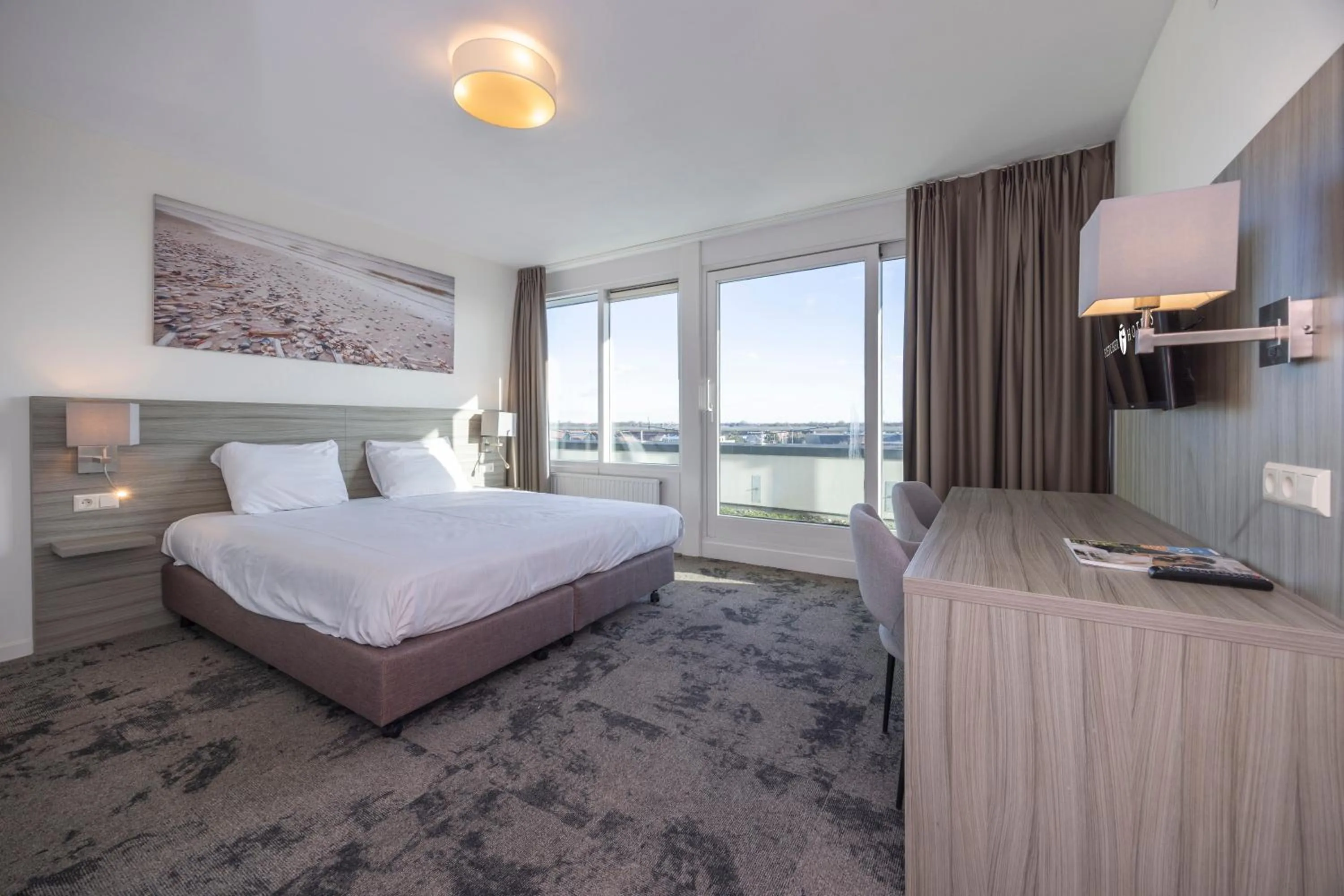 Bed in Fletcher Hotel - Restaurant Elzenduin