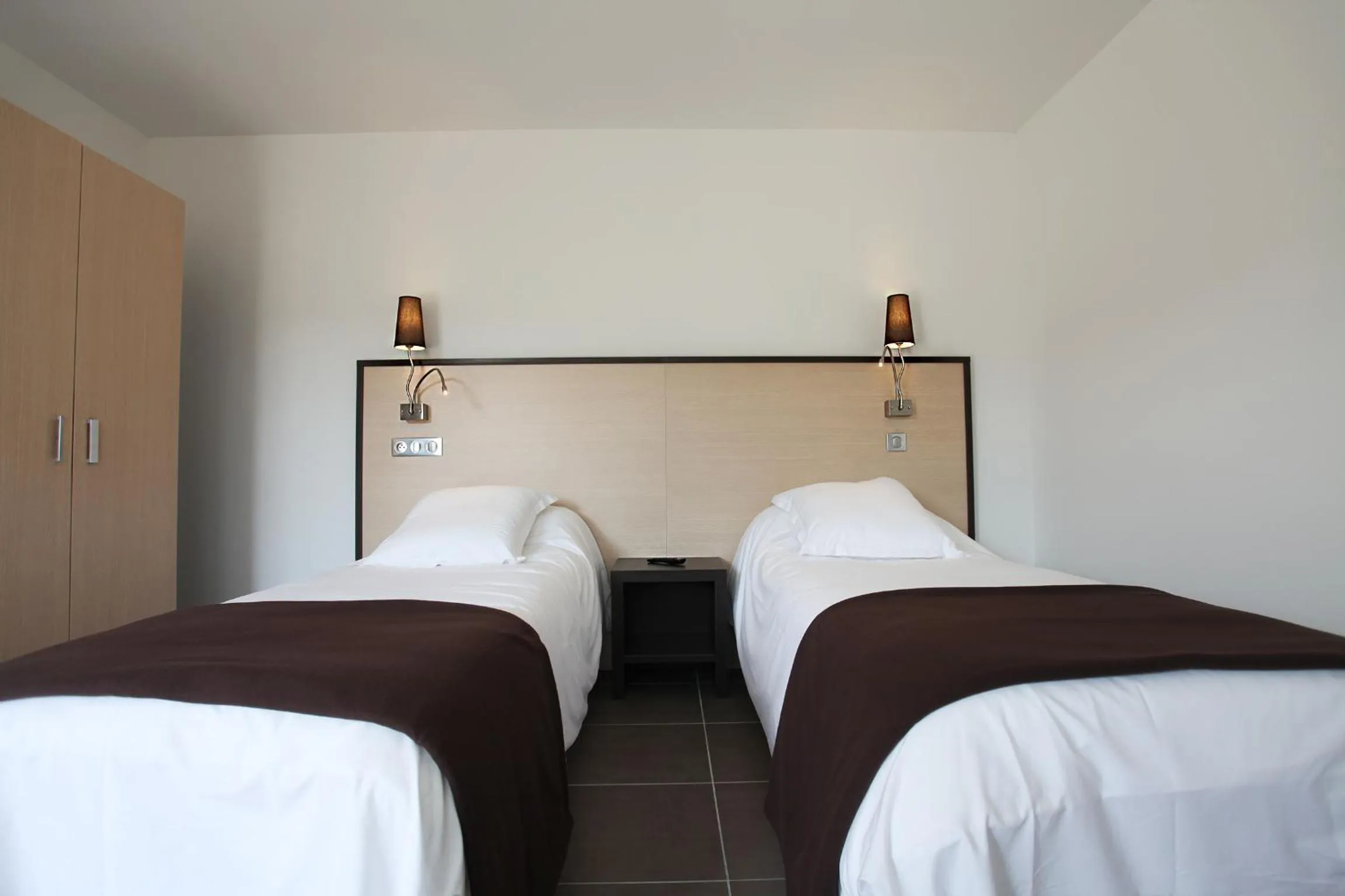 Bed in Hôtel Restaurant les Pielettes