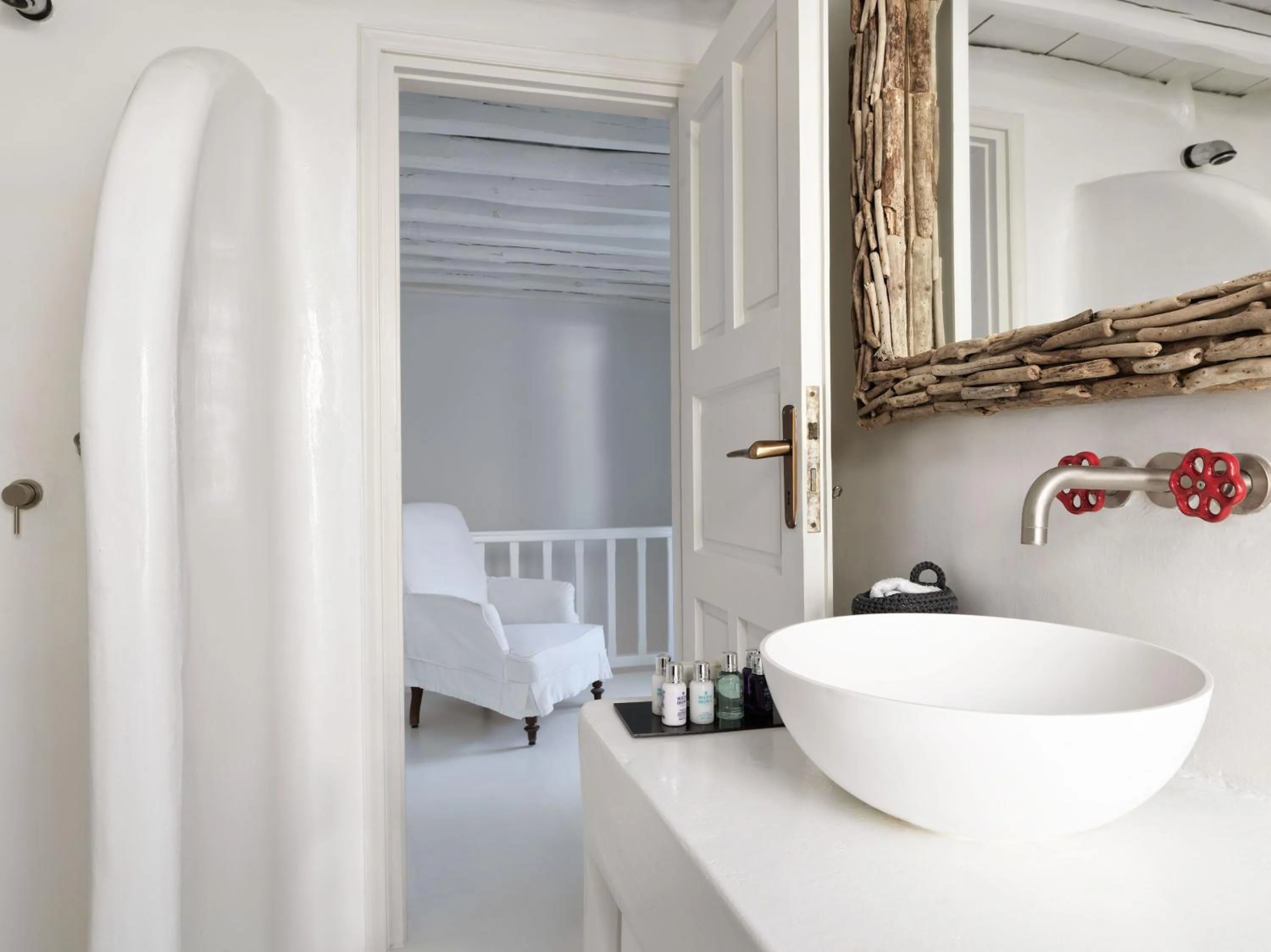 Bathroom in Villa Kampani Sea View Villa Mykonos Town