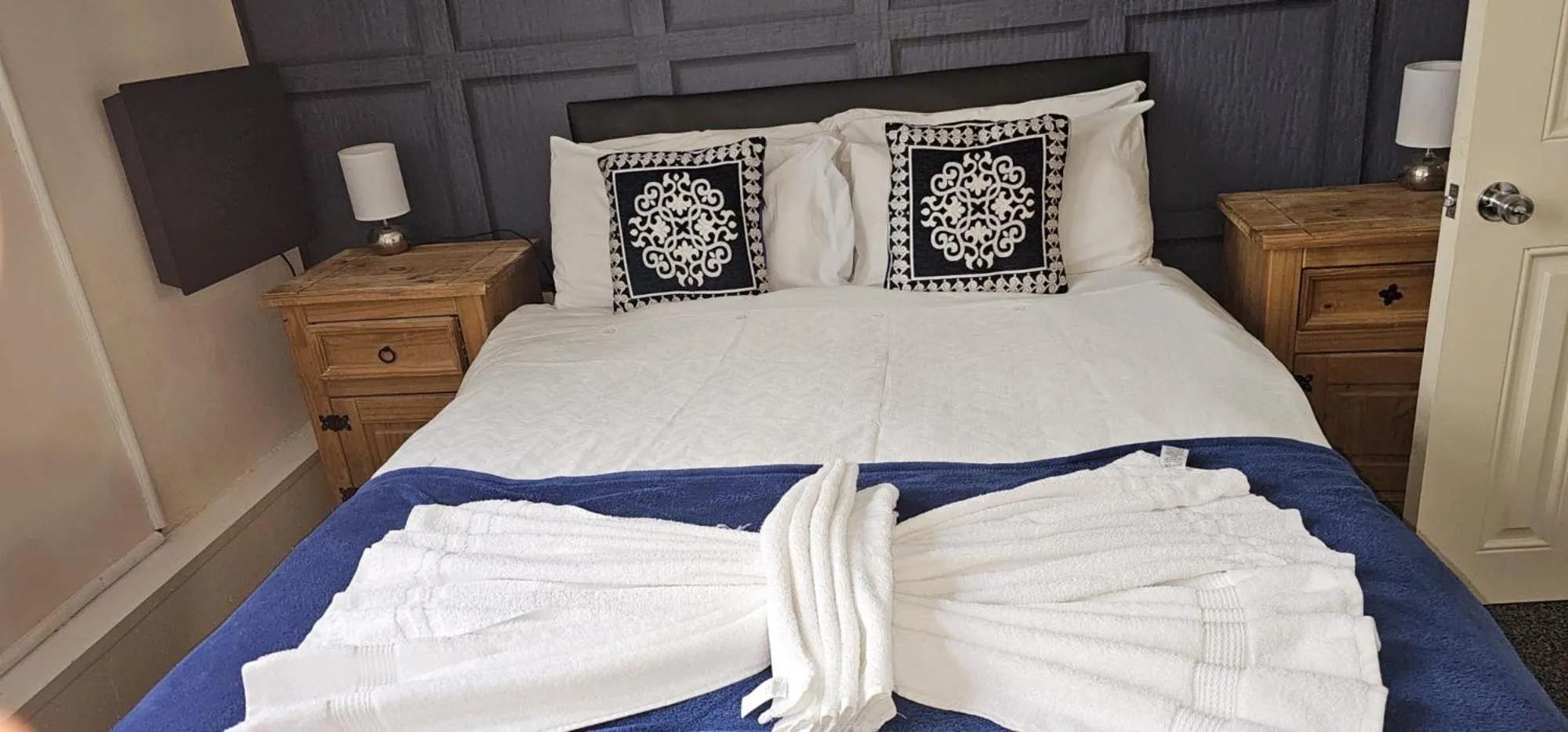 Bed in North Ocean Hotel