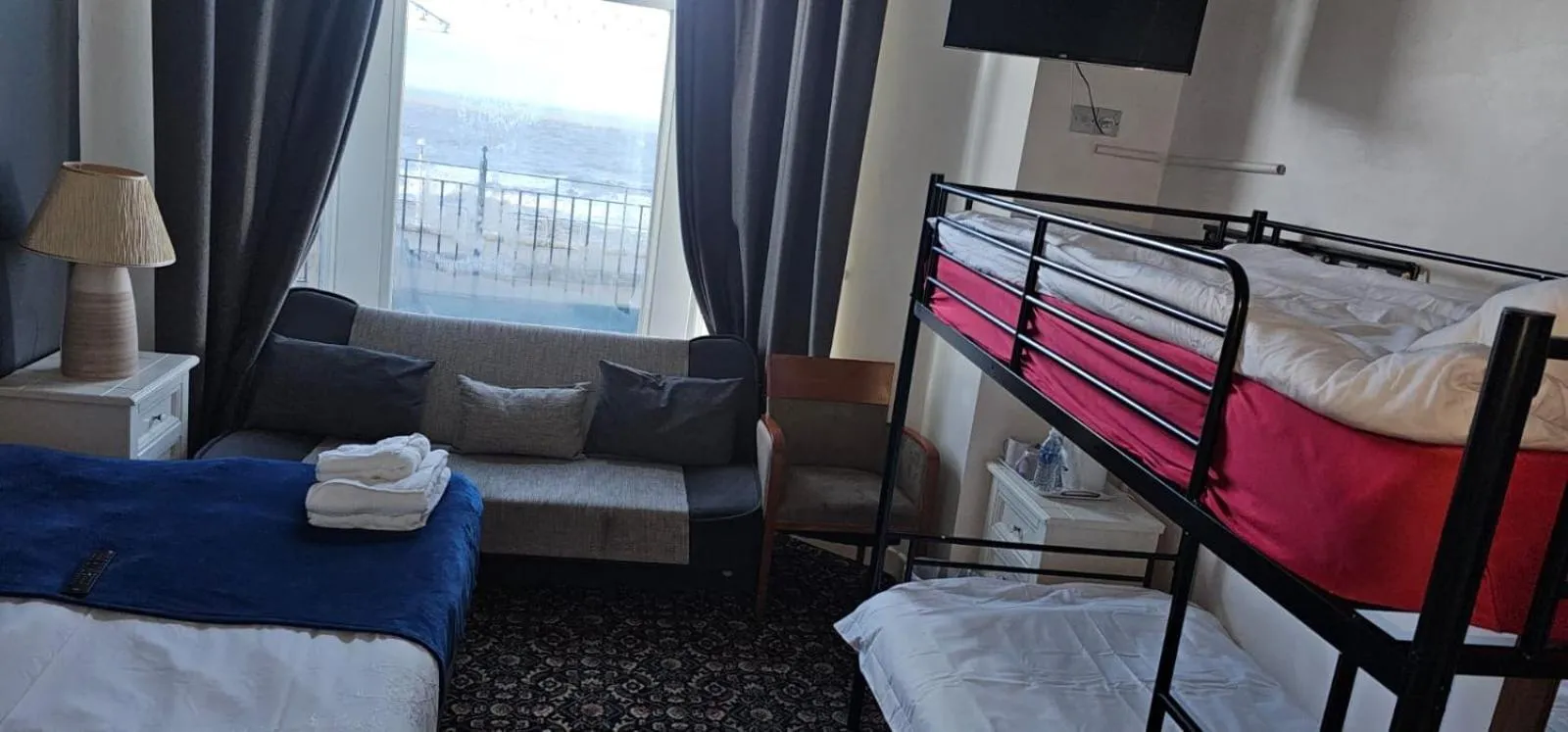 Bed in North Ocean Hotel