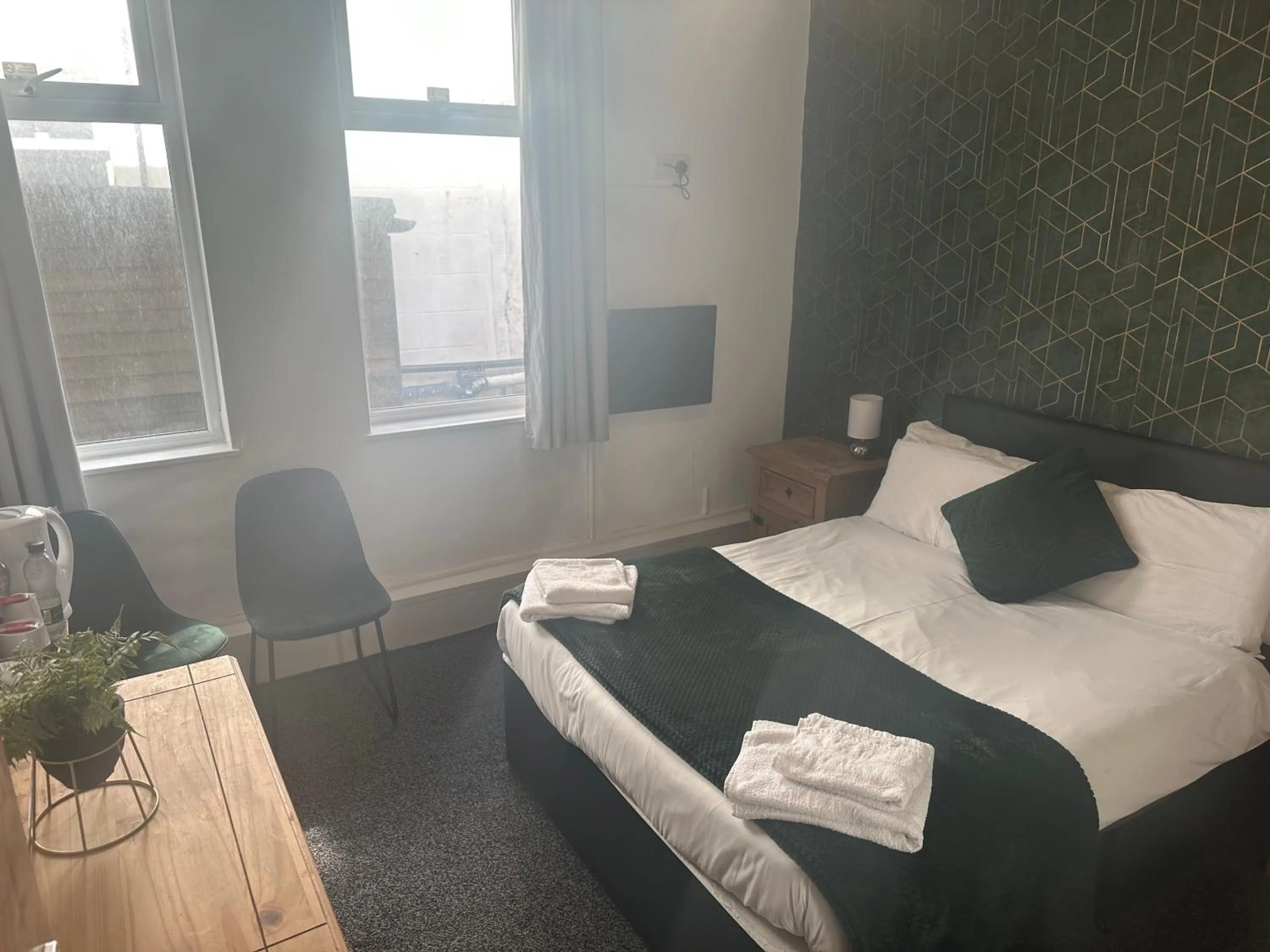 Bed in North Ocean Hotel