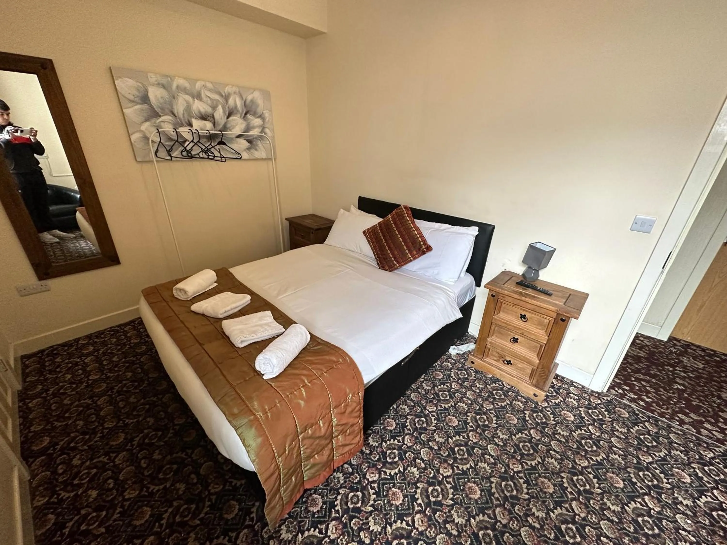 Bed in North Ocean Hotel