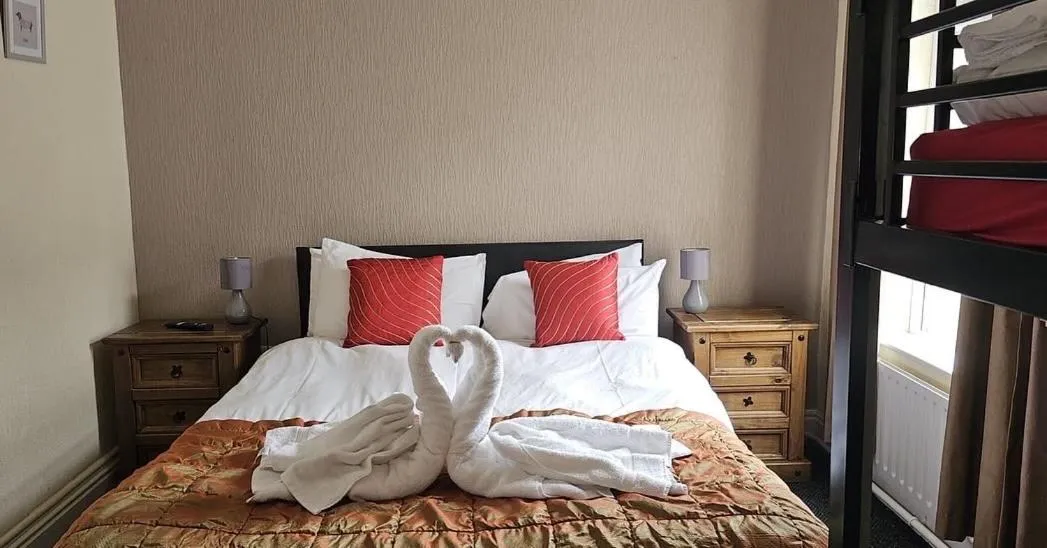 Bed in North Ocean Hotel