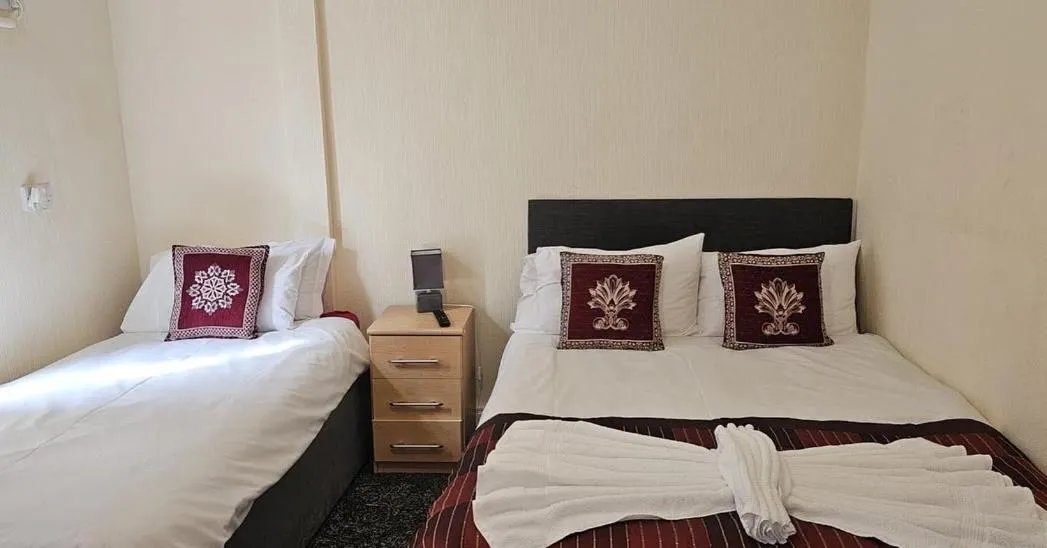 Bed in North Ocean Hotel