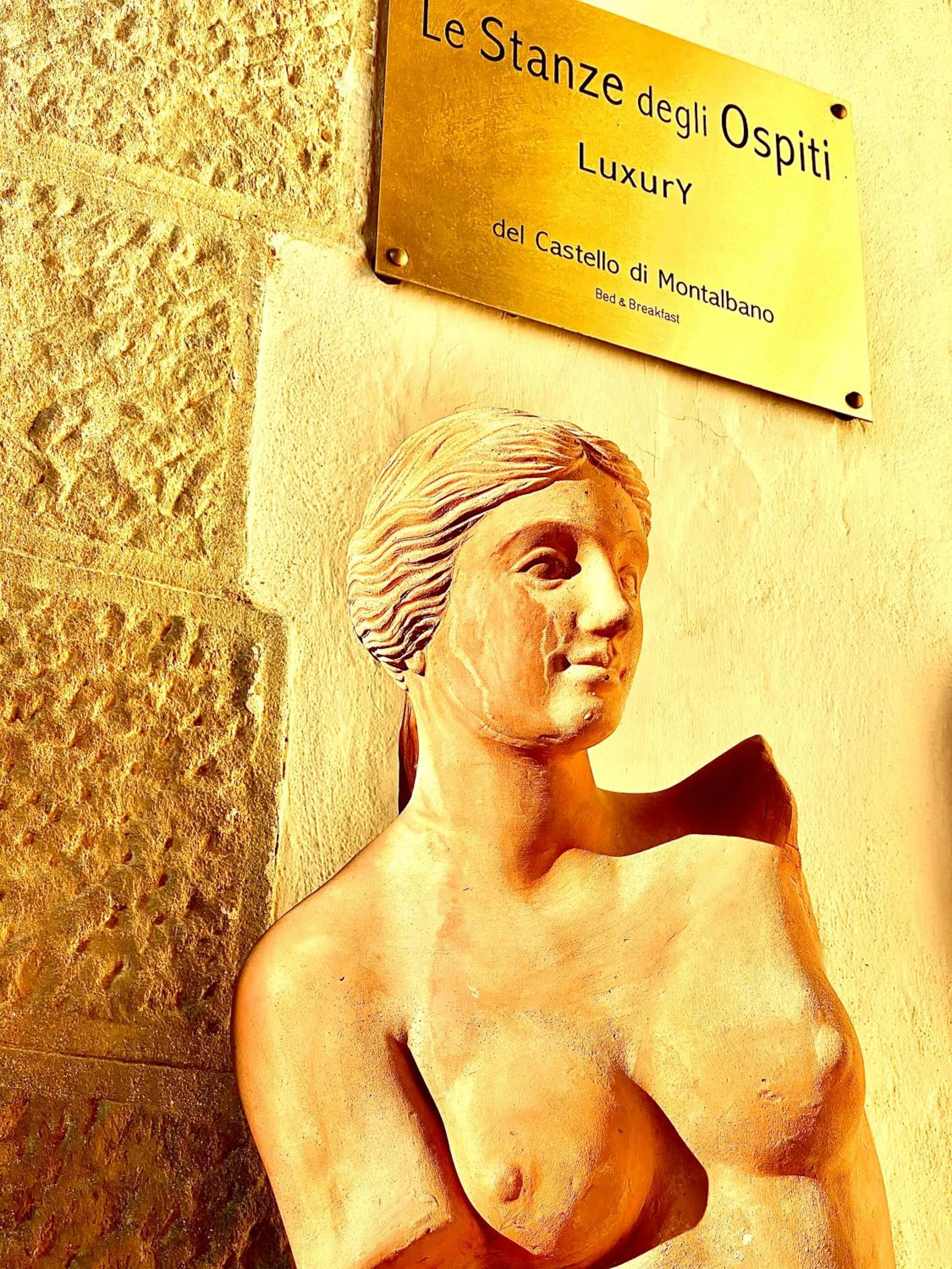 Facade/entrance in Castello di Montalbano