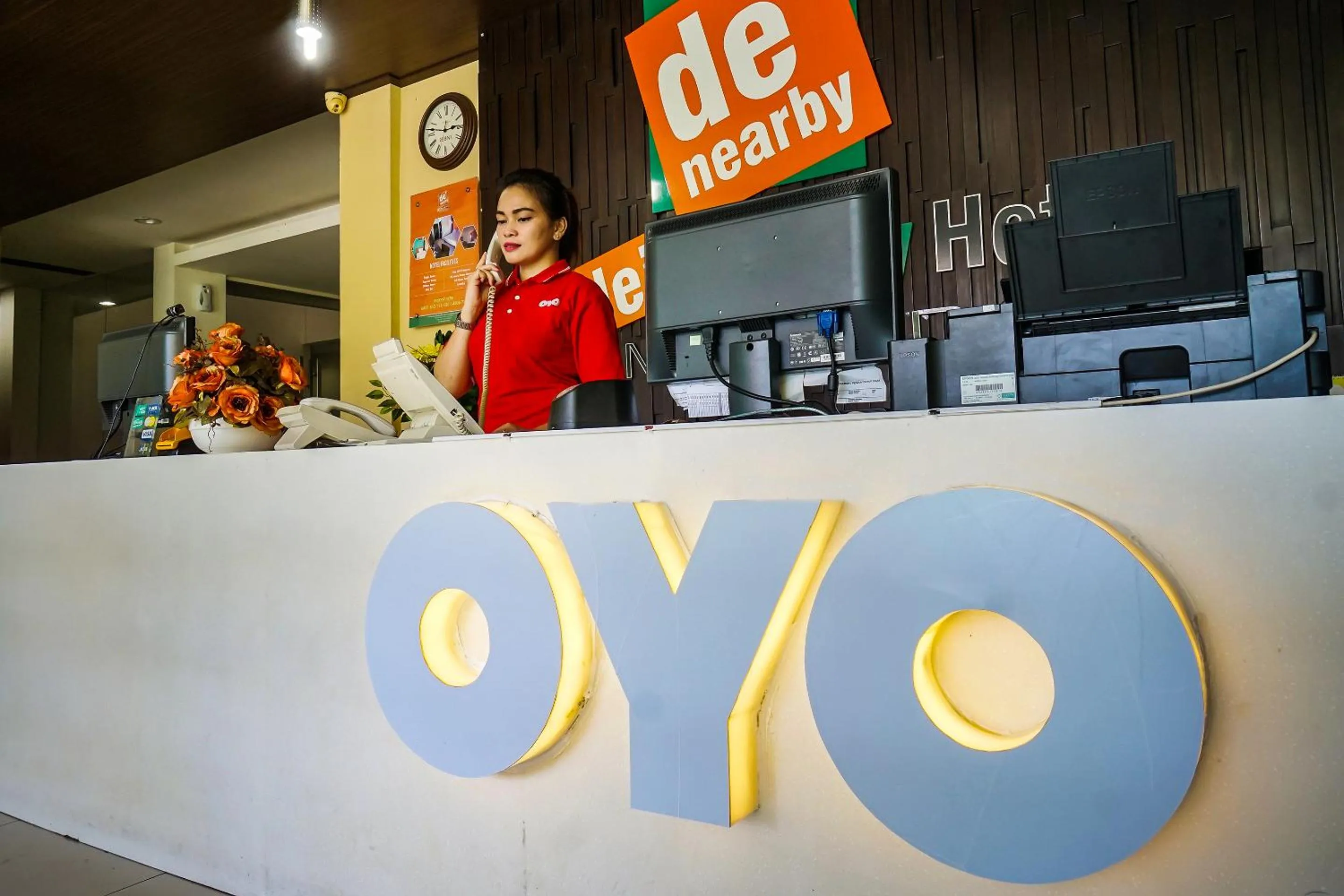 Lobby or reception in De Nearby Hotel