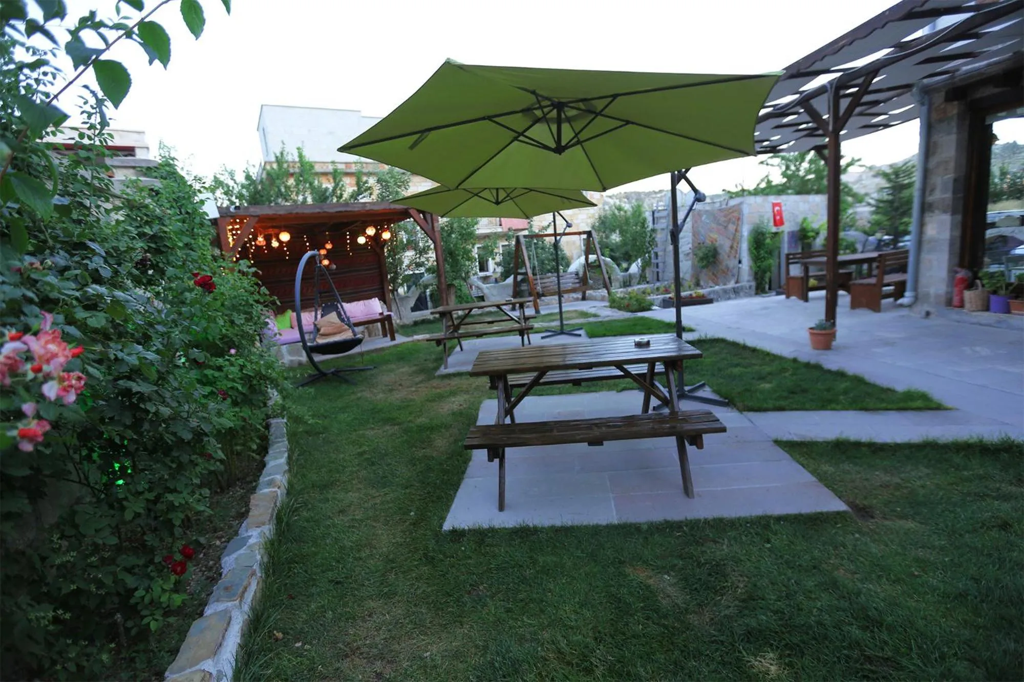 Garden view in Nessa Cave Hotel