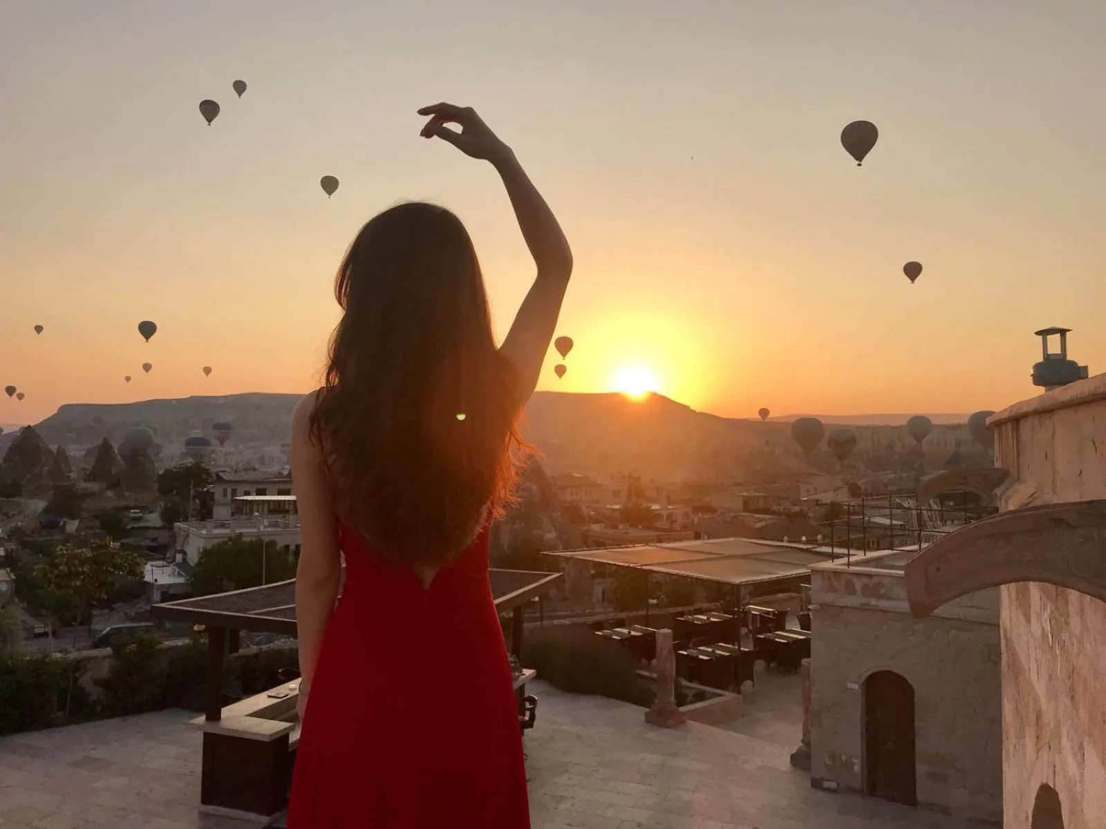 Mountain view in Nessa Cave Hotel