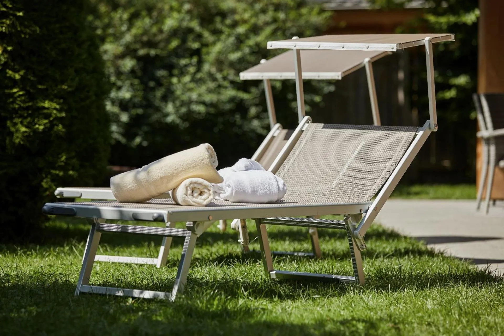 Garden in Bayern Chalets bei Salzburg und Berchtesgaden mit Whirlpool und Sauna