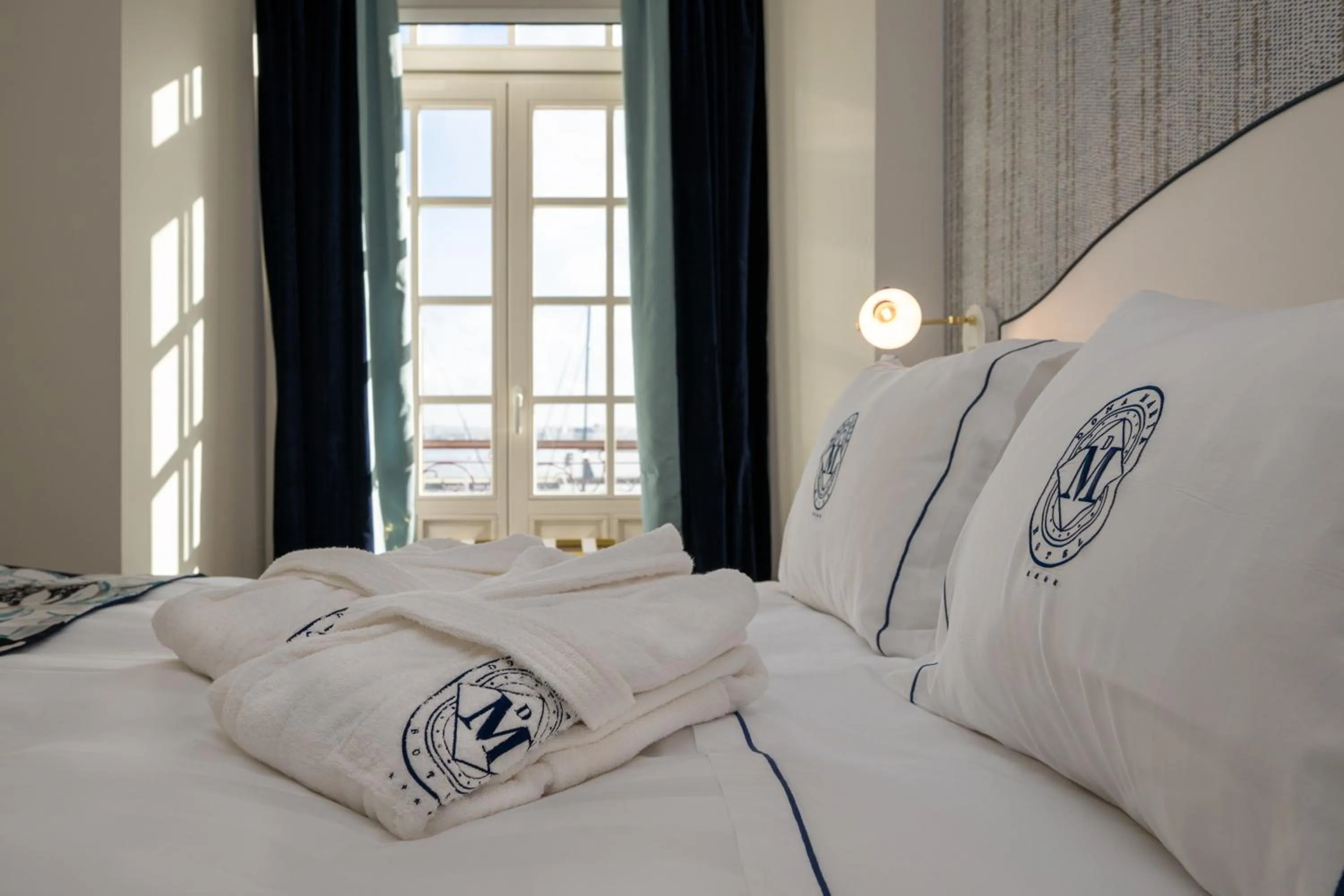 Bed in Dona Maria Hotel