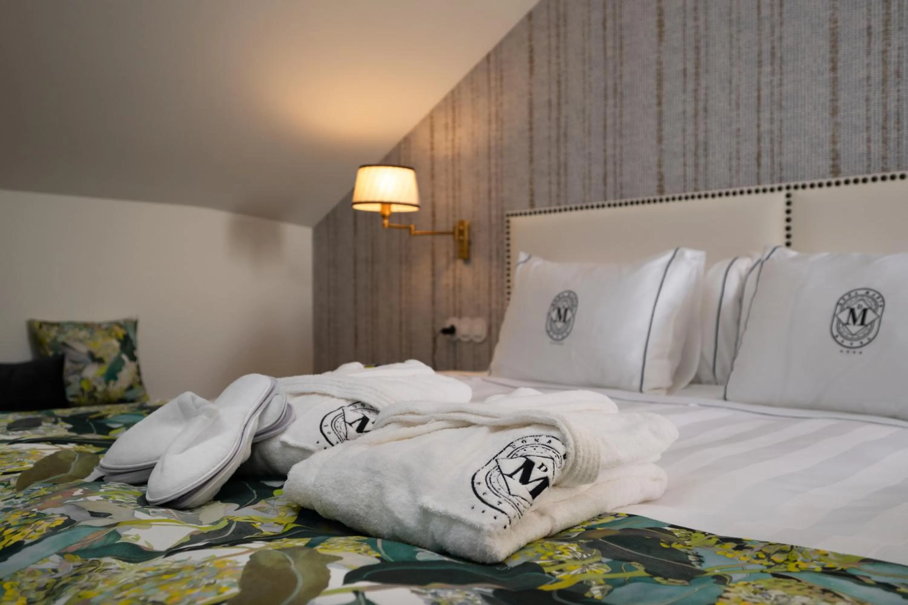 Bed in Dona Maria Hotel