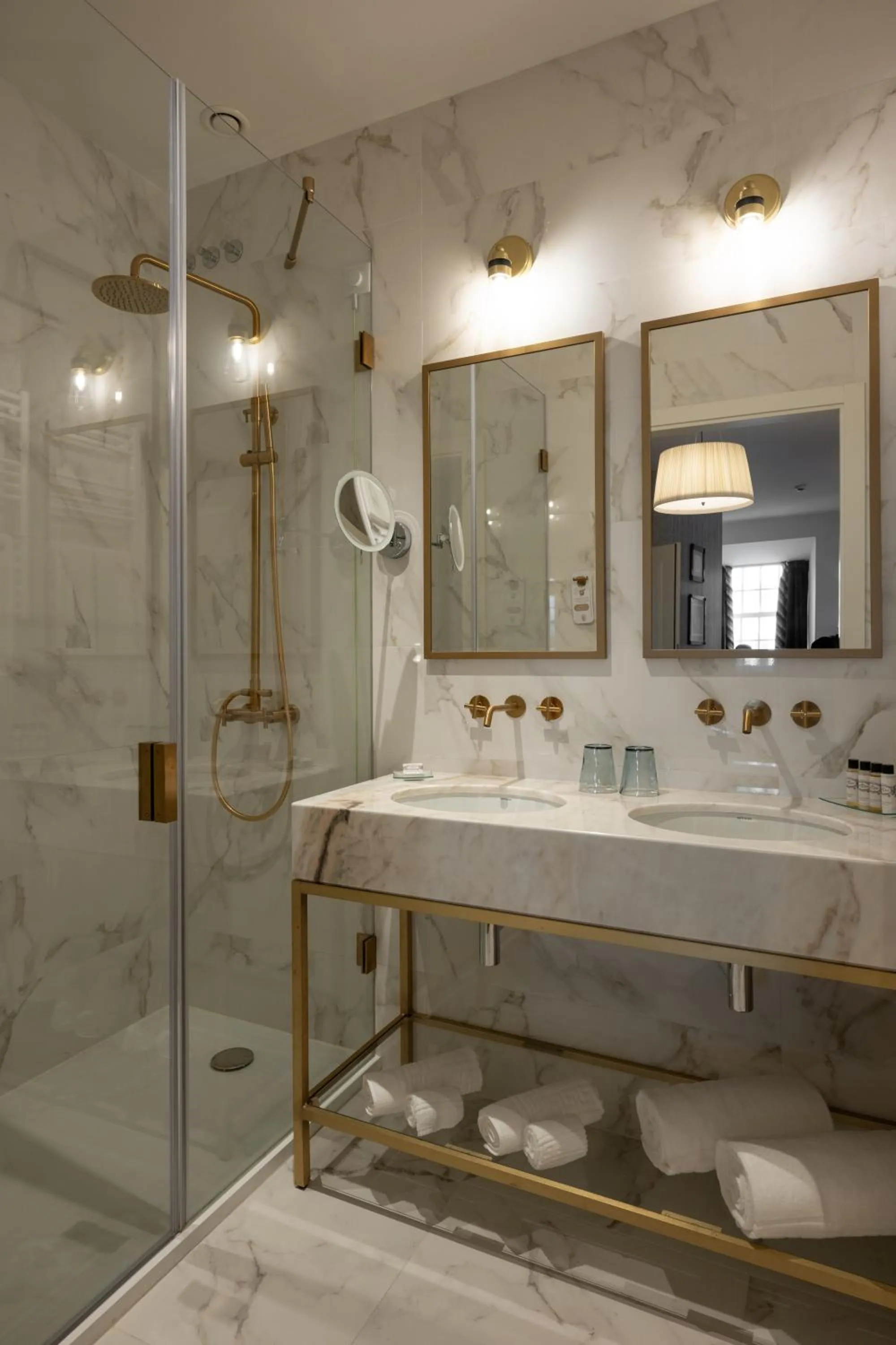 Shower in Dona Maria Hotel