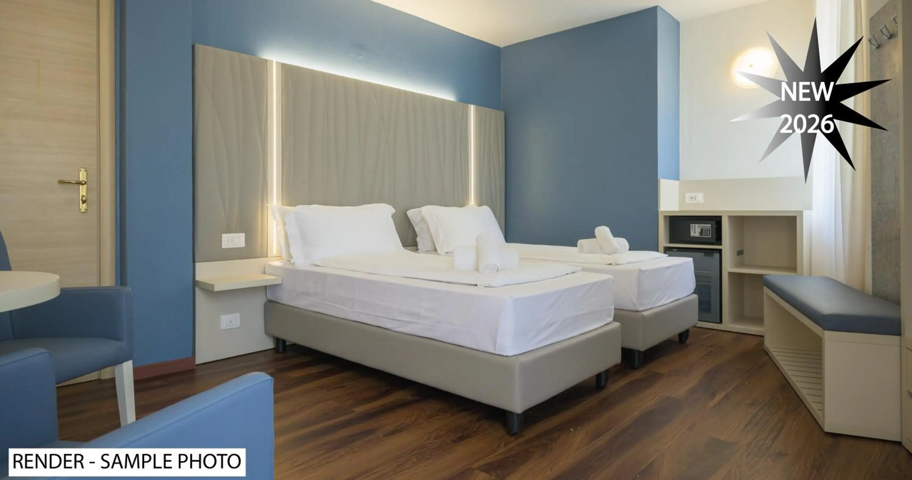 Bed in Hotel Garda Bellevue